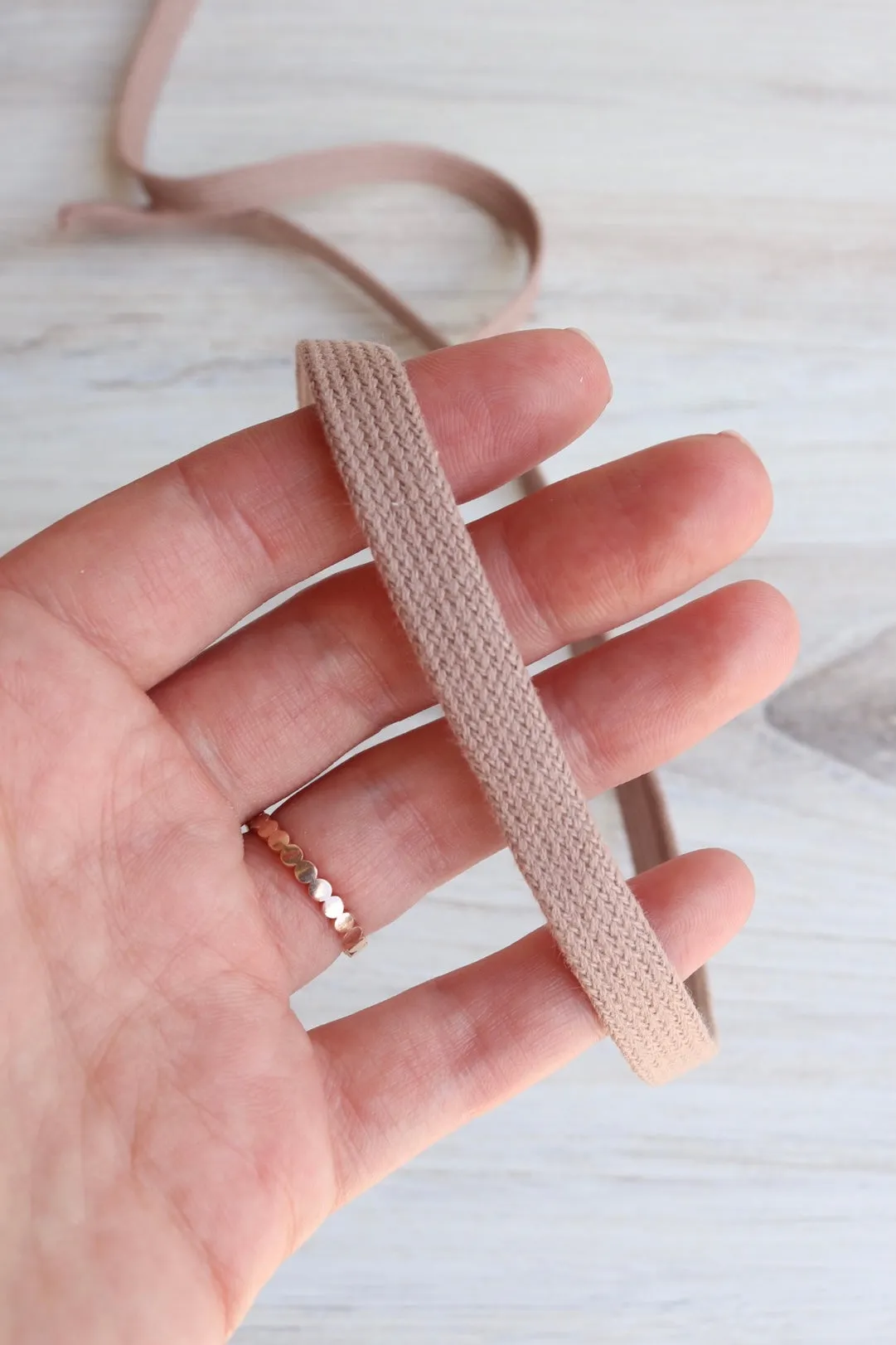 3/8" Flat Cotton Twill Cording