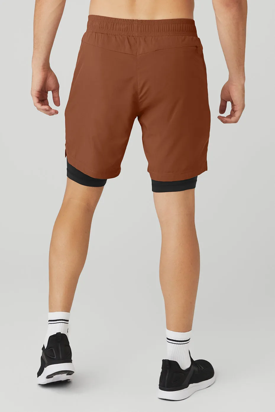 7'' Unity 2 In 1 Short - Rust/Black