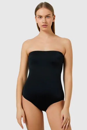 79358 Black Strapless Swimsuit