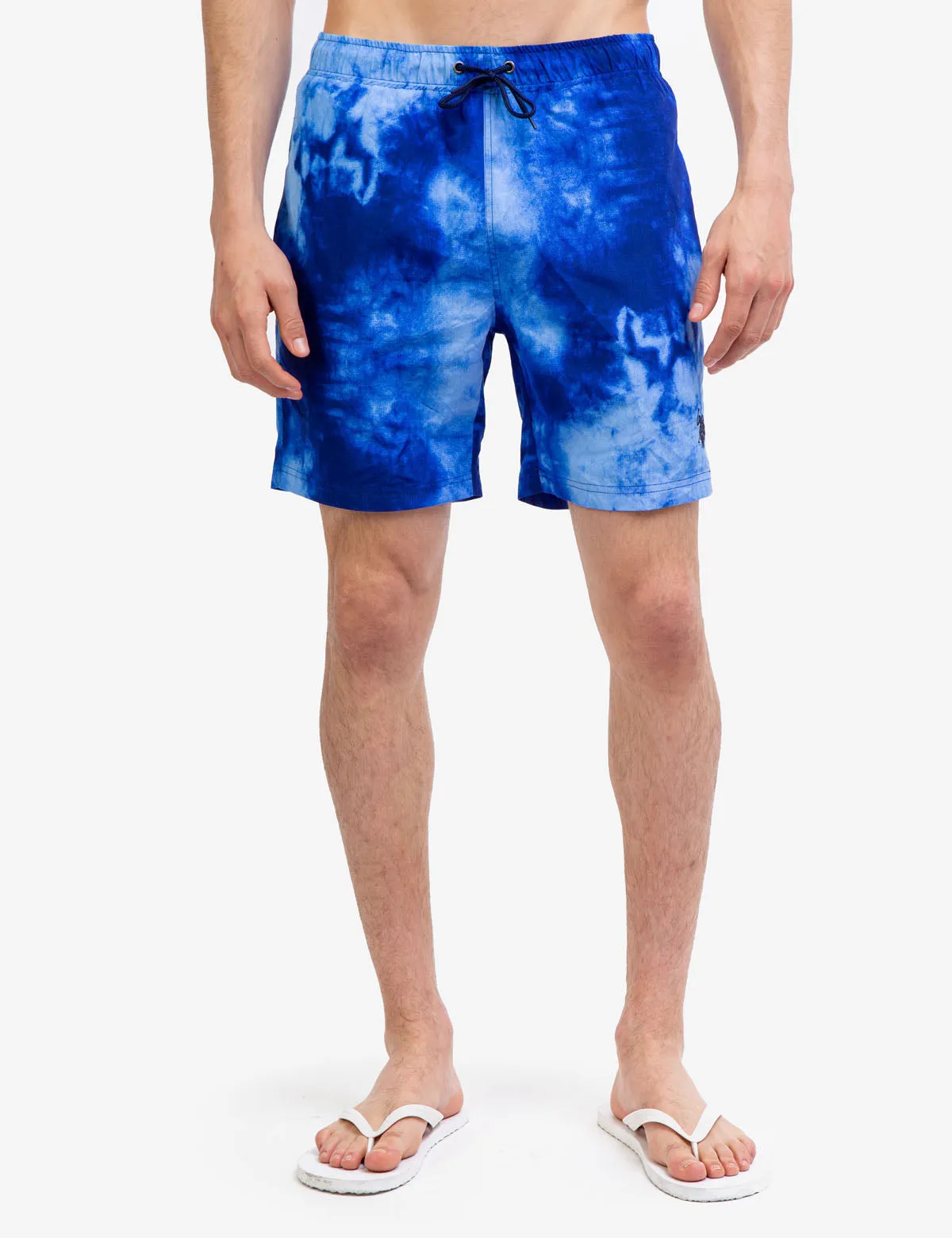 7" TIE DYE SWIM TRUNKS