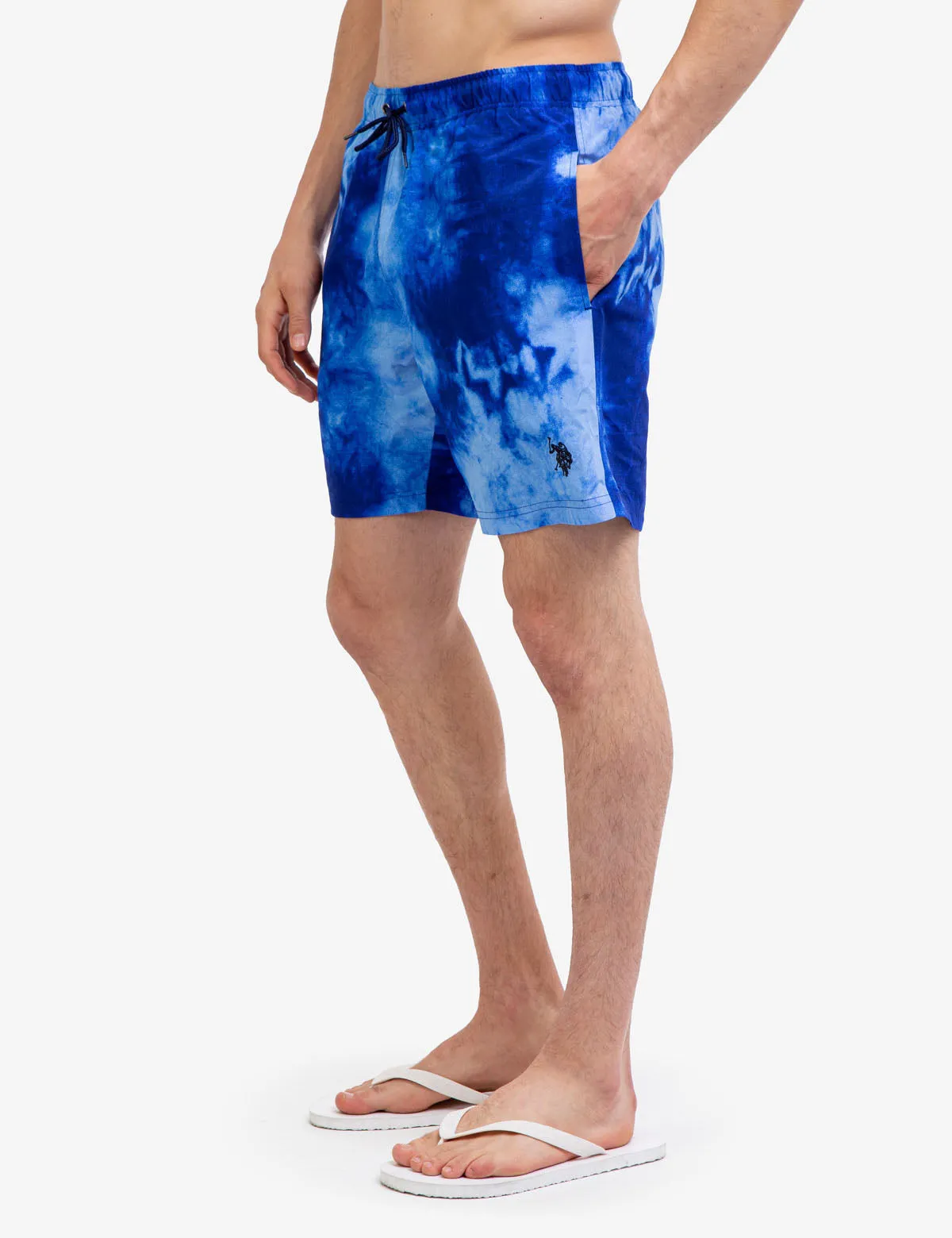 7" TIE DYE SWIM TRUNKS