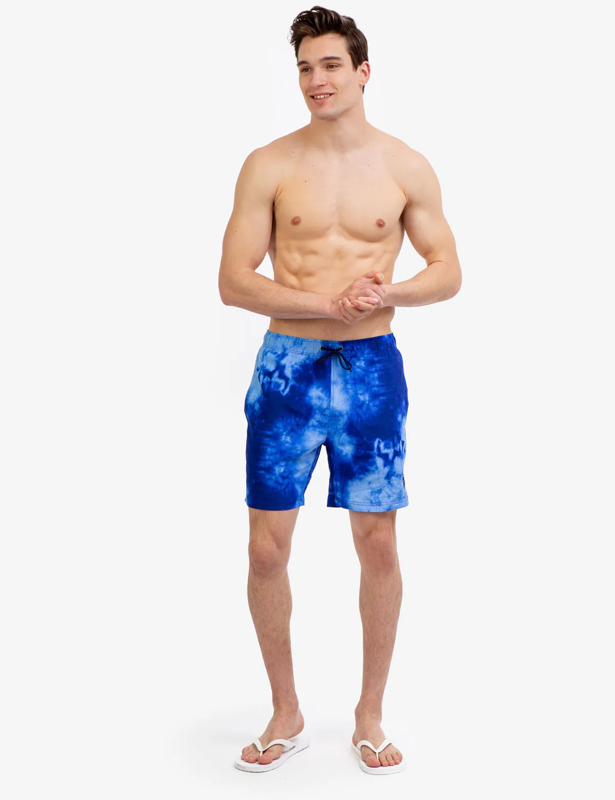 7" TIE DYE SWIM TRUNKS