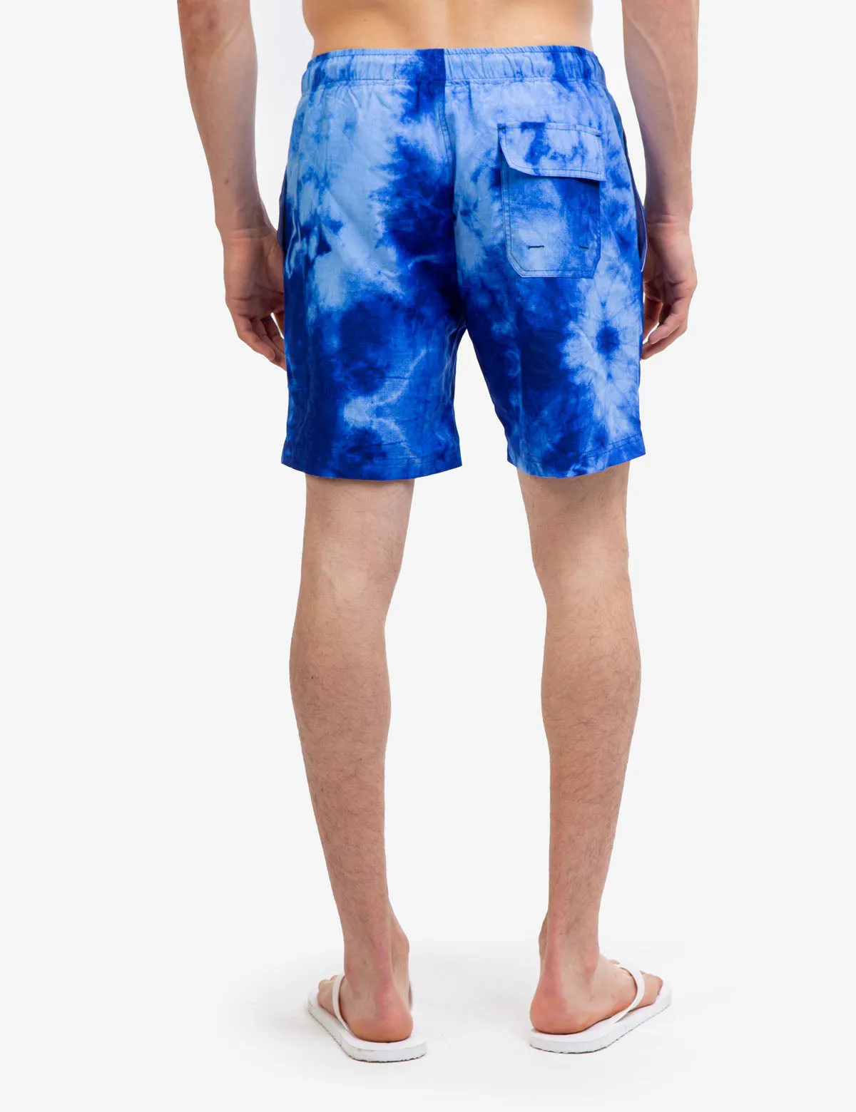 7" TIE DYE SWIM TRUNKS