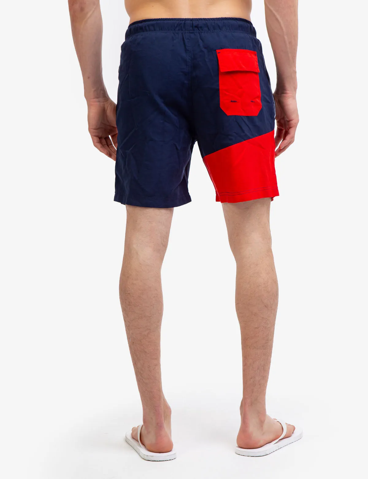 7" USPA COLORBLOCK SWIM TRUNKS