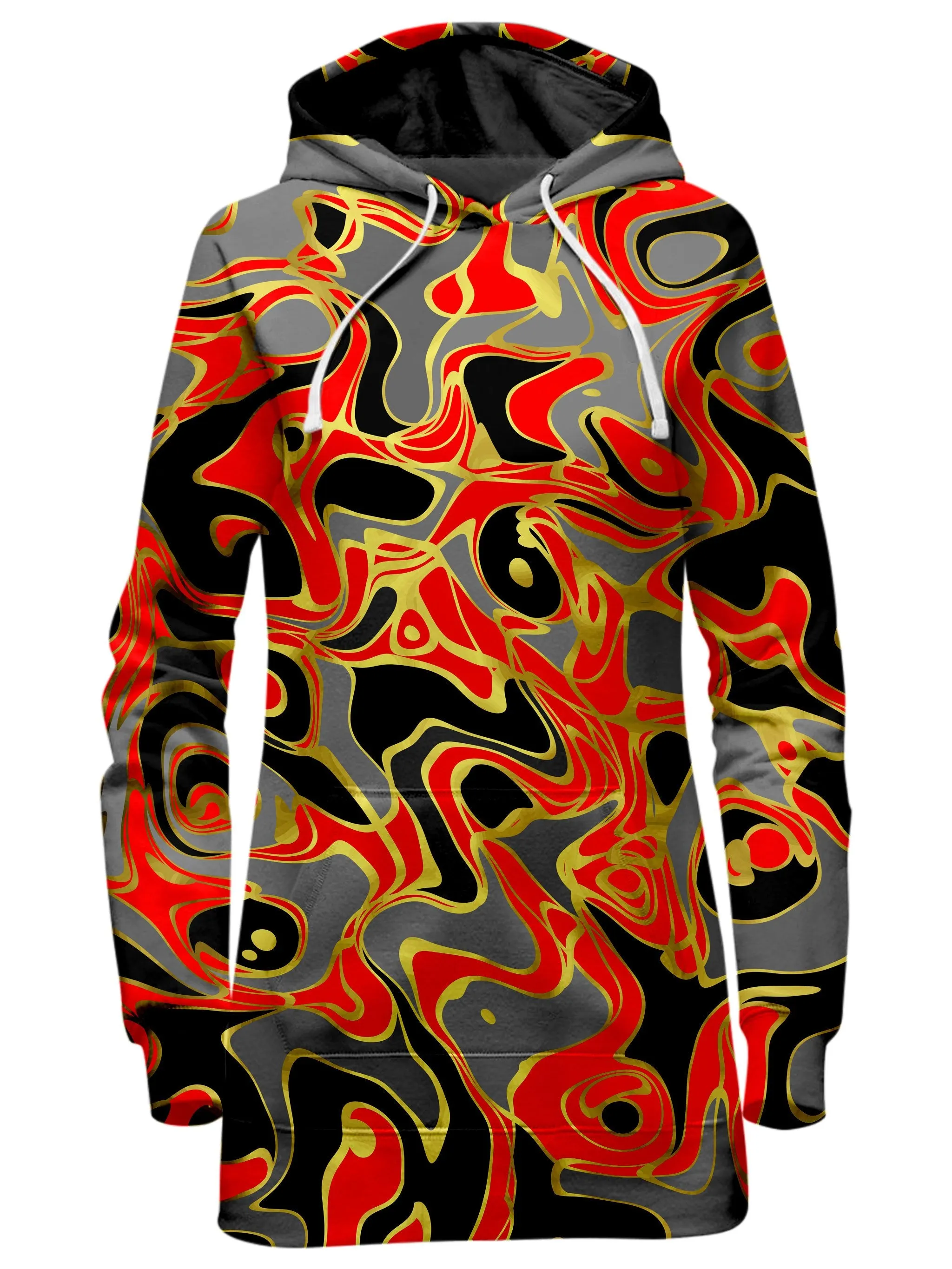 Abstract Journey Hoodie Dress