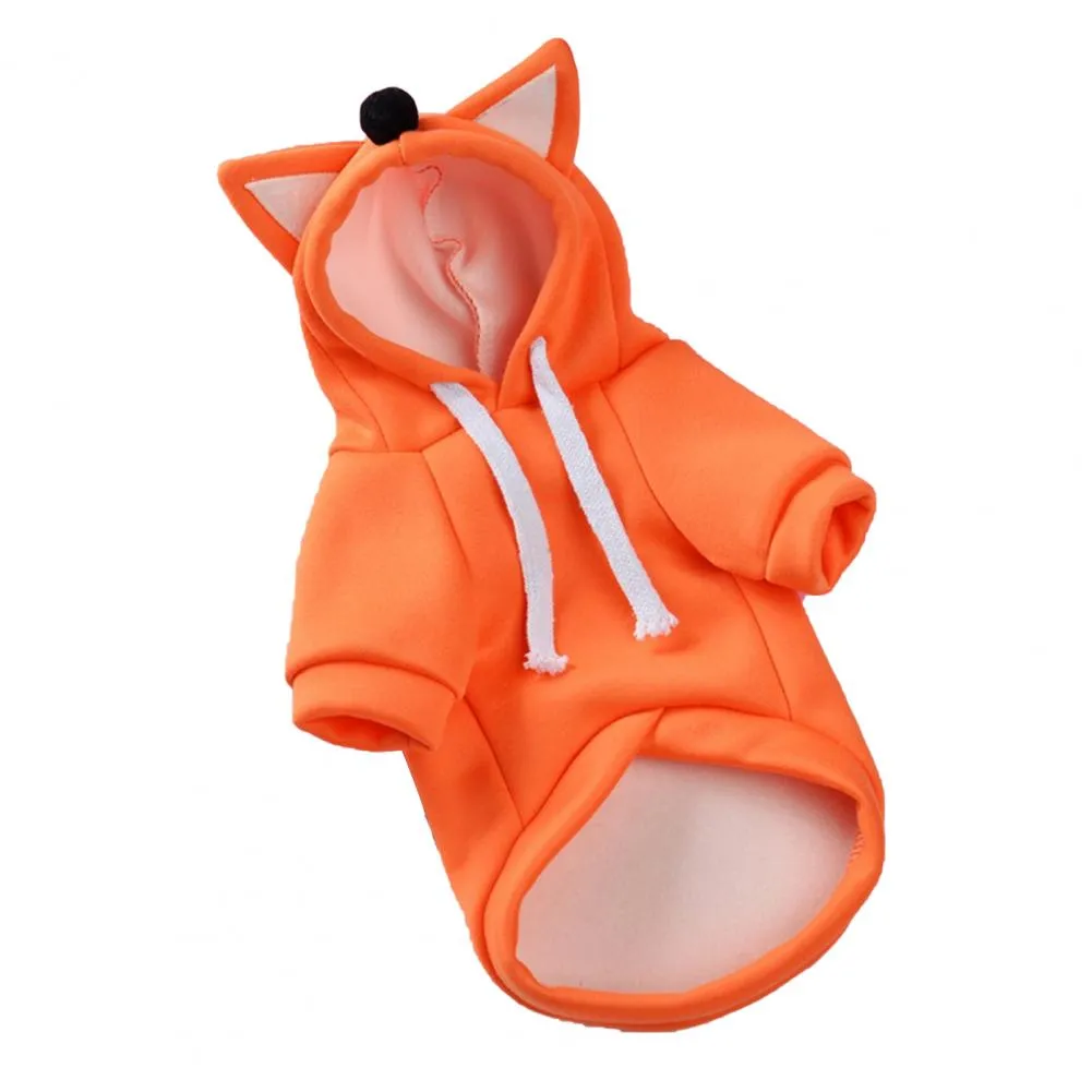 Adorable Bear-Ear Hat Pet Hoodies