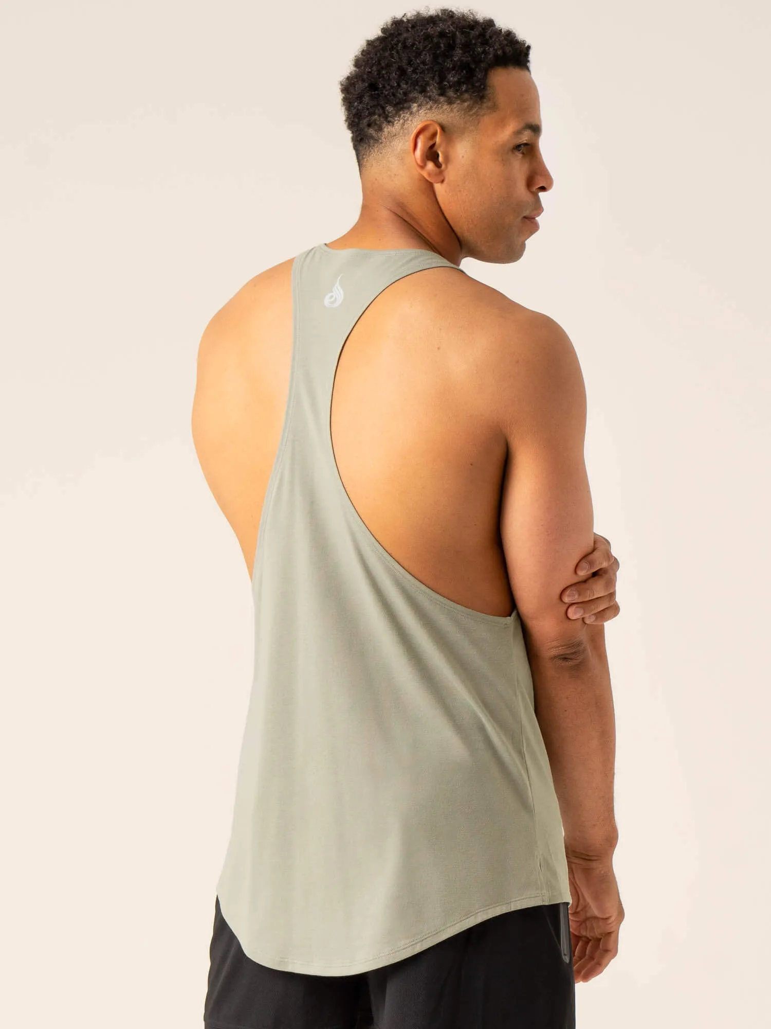 Advance Stringer T-Back - Sage