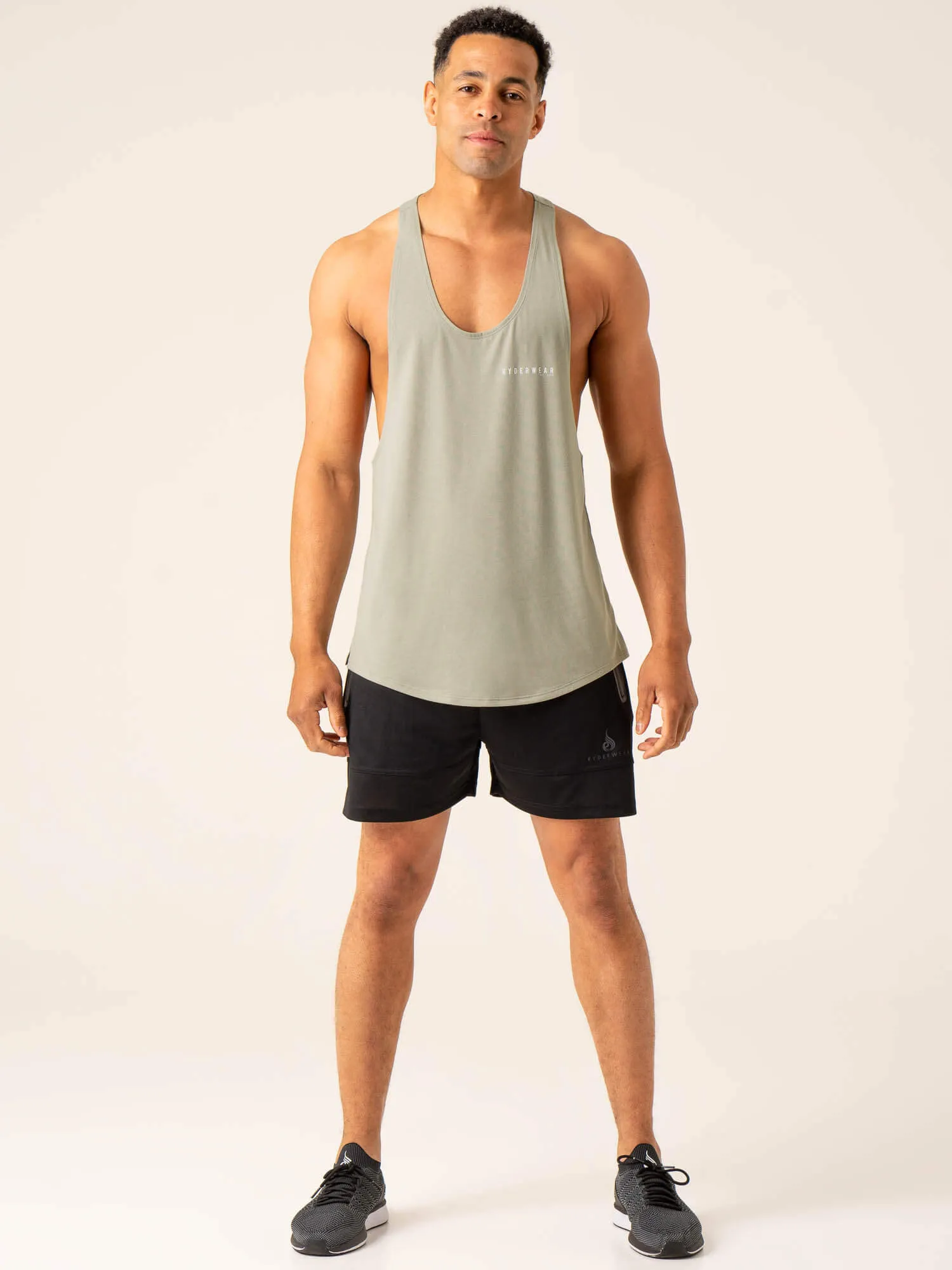 Advance Stringer T-Back - Sage