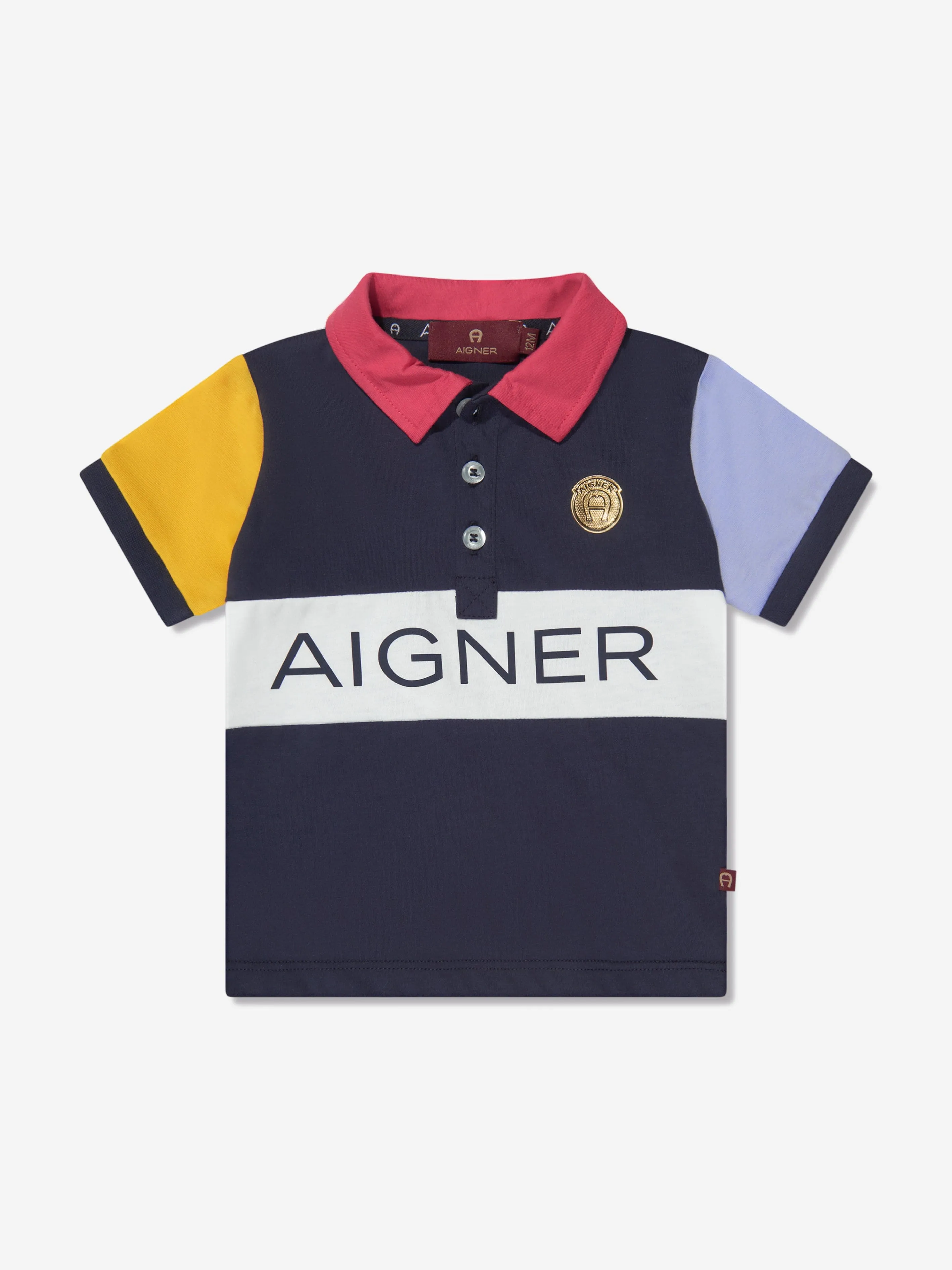 Aigner Baby Boys Polo Shirt And Shorts Set in Navy