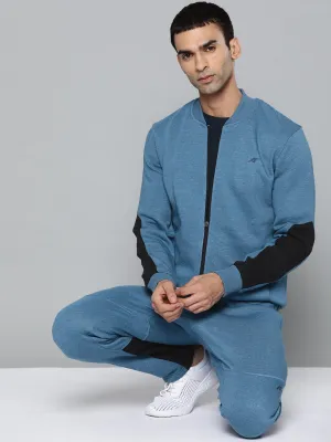 Alcis Men Solid Blue Tracksuits