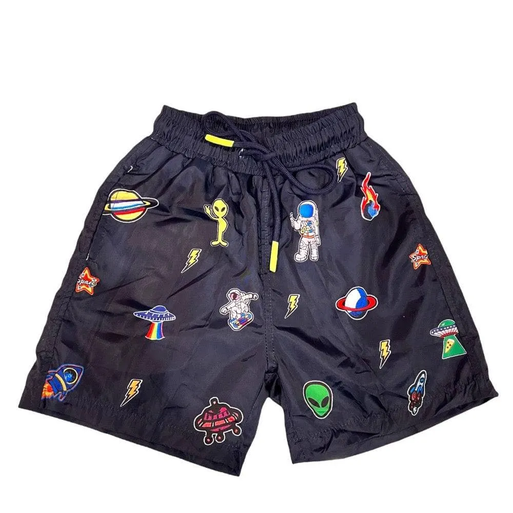 Alien Patch Swim Trunks