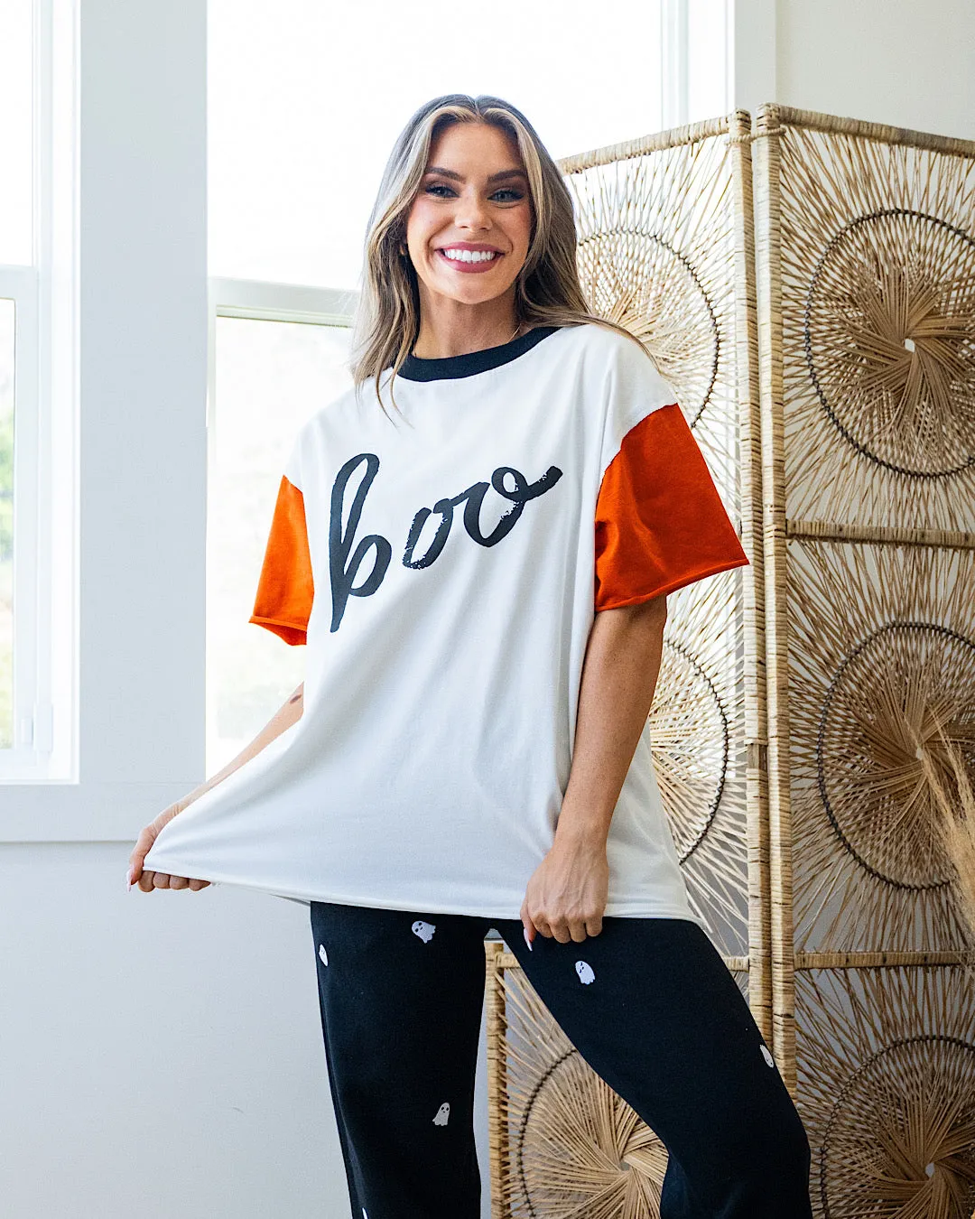 Ampersand Ave Hey Boo-tiful Boyfriend Tee FINAL SALE