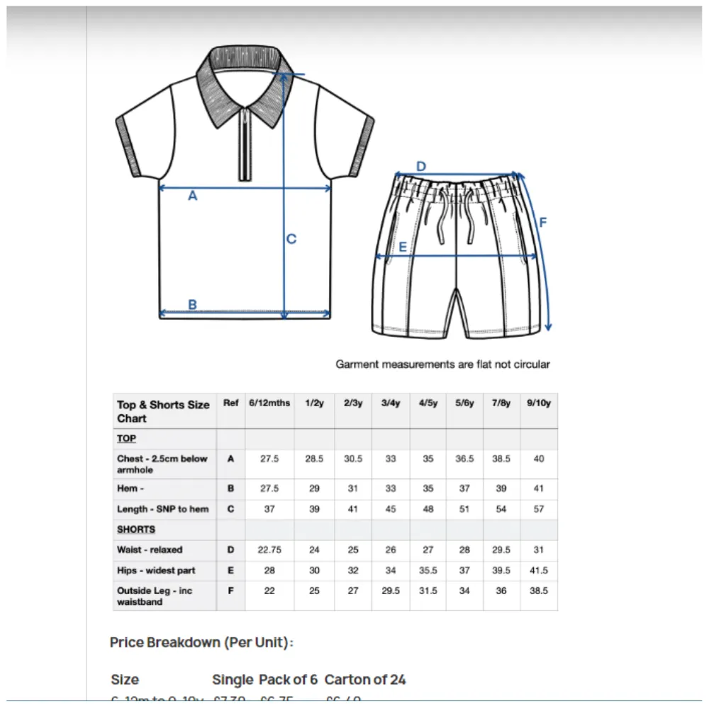 Arnold Personalised Initial Polo & Short Set