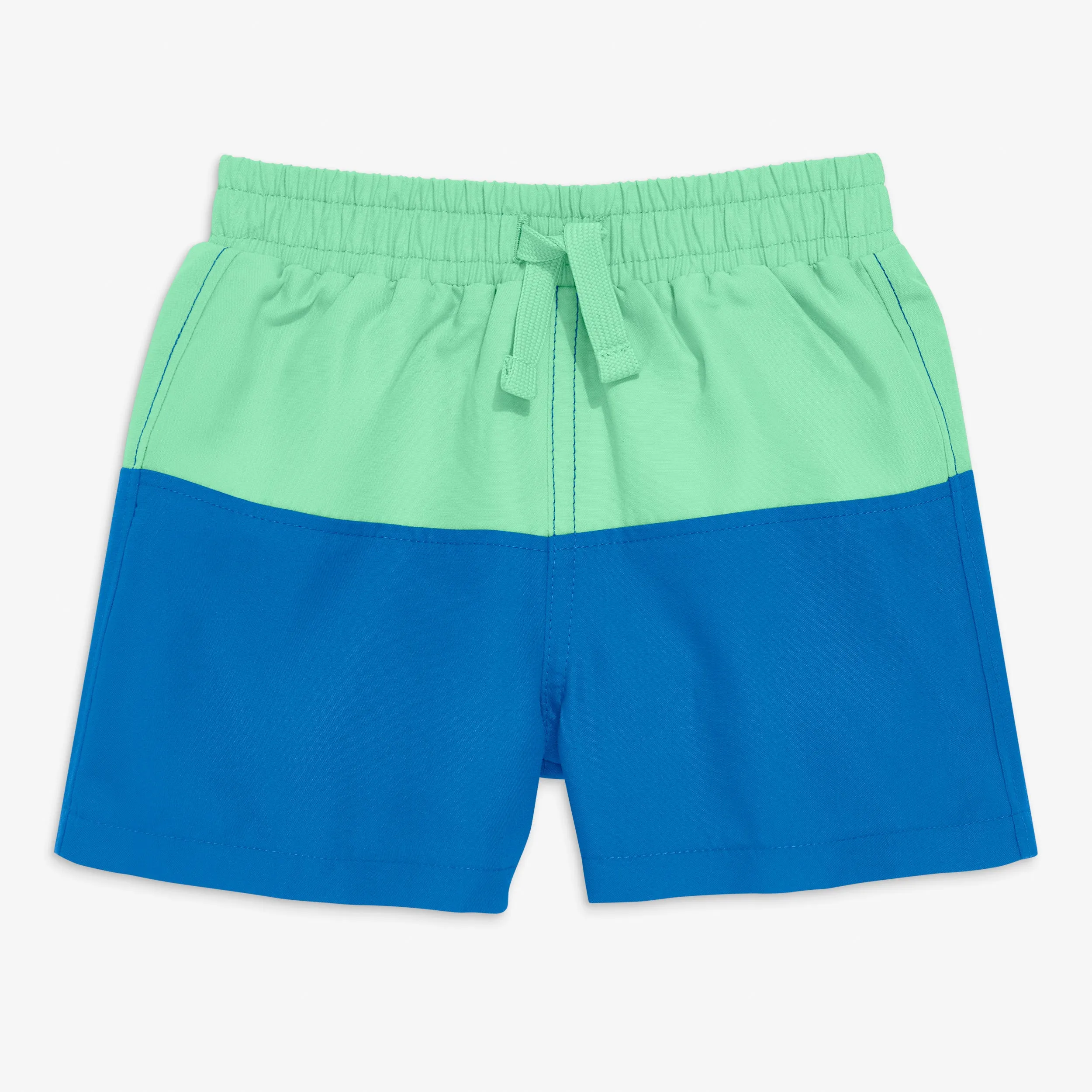 Baby swim trunk in color blocking