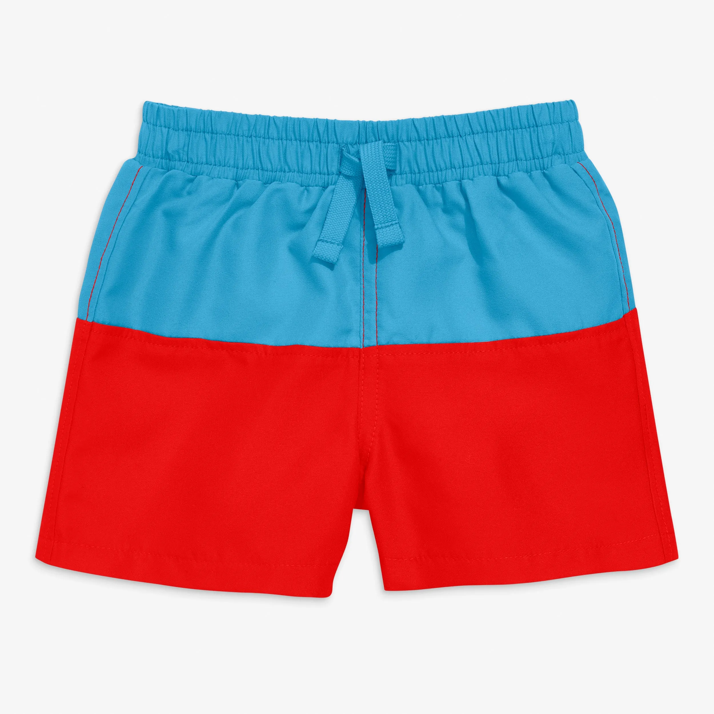 Baby swim trunk in color blocking