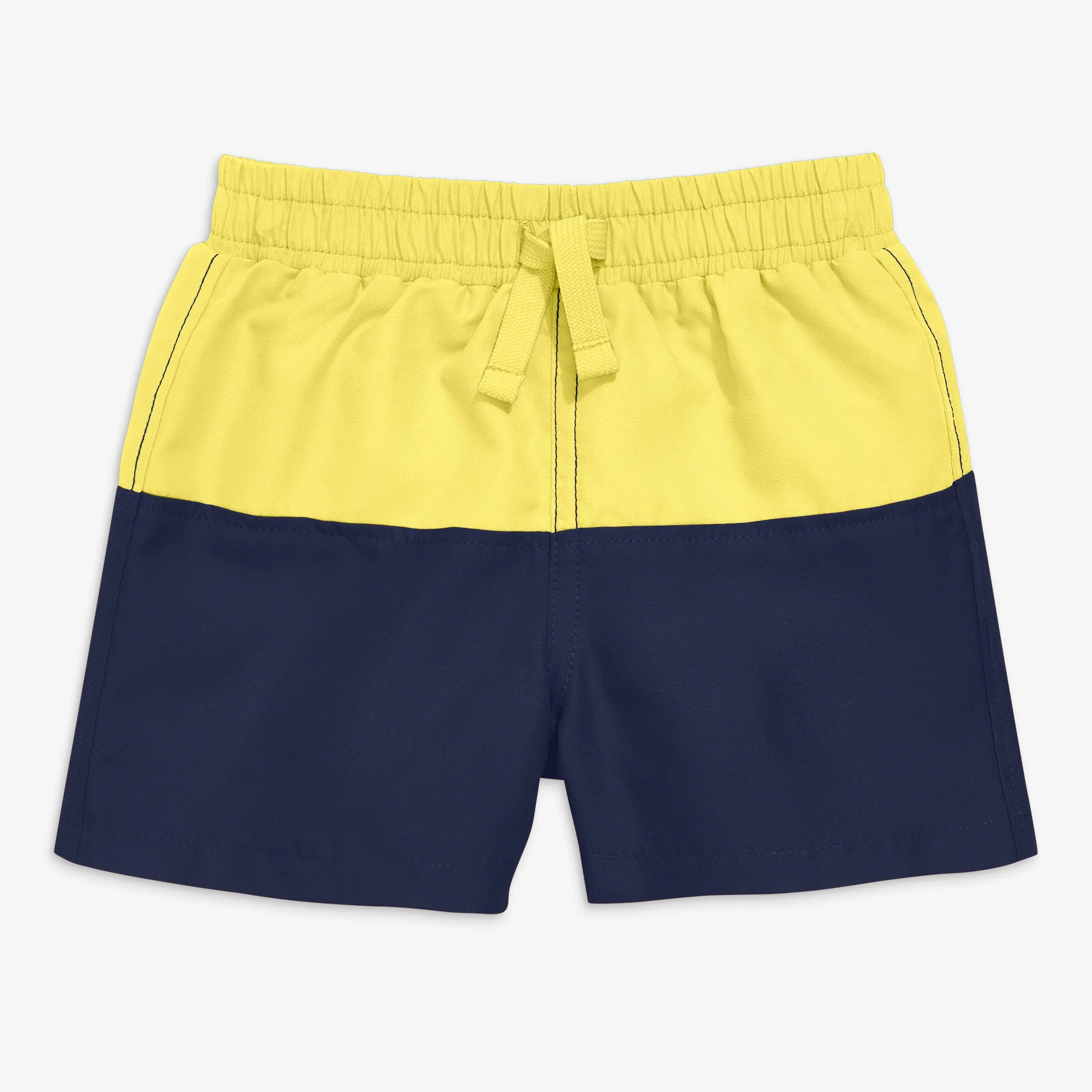 Baby swim trunk in color blocking