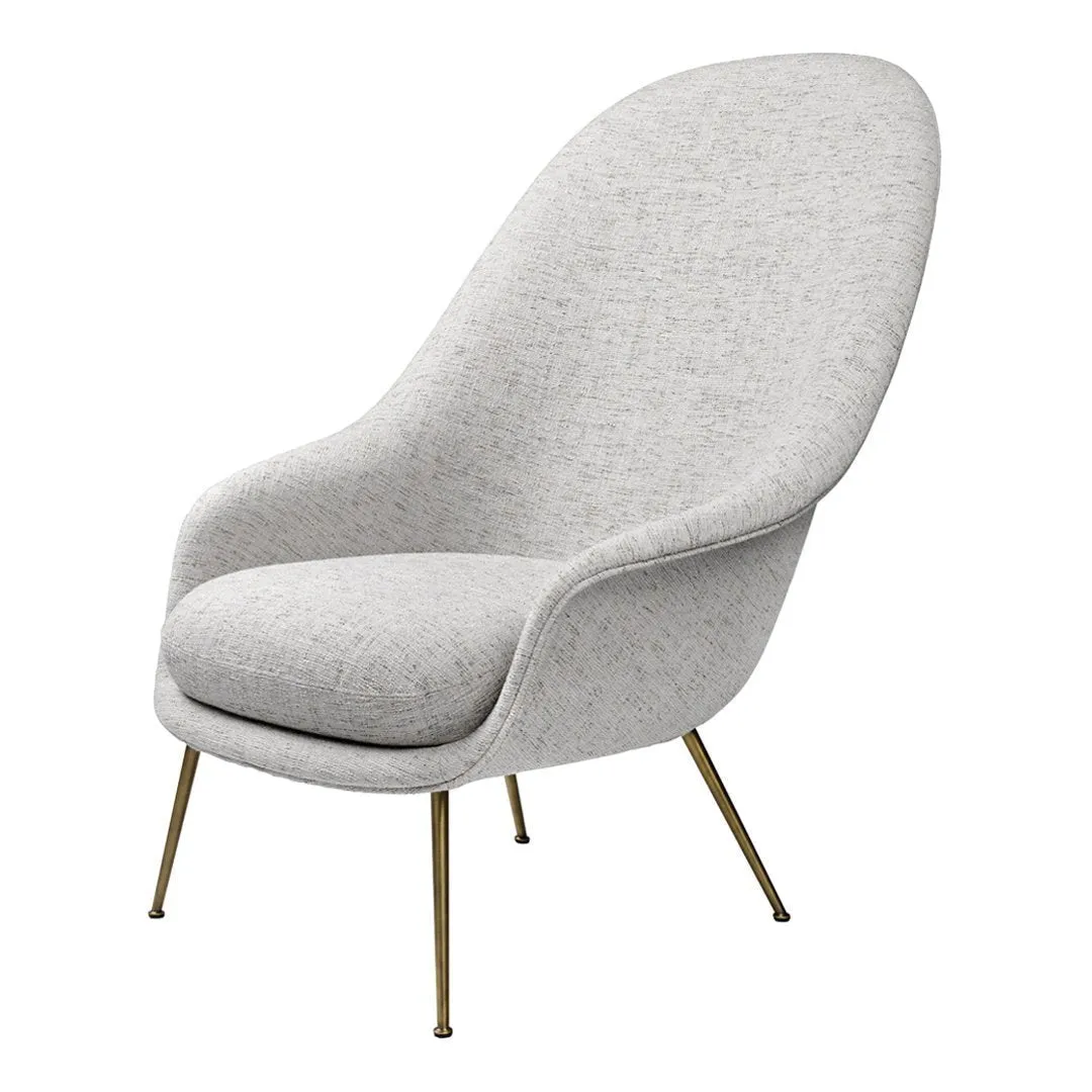 Bat Lounge Chair - High Back - Conic Base