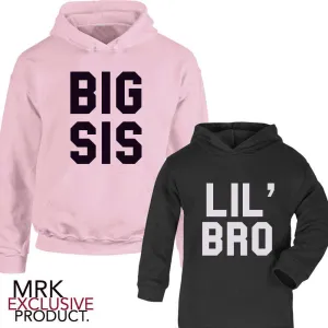 Big Sis/Lil' Bro Matching Hoodies (1-13 Years) (MRK X)