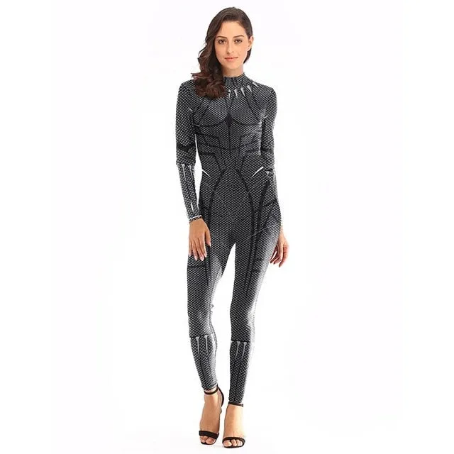 BLACK PANTHER Costume Jumpsuit for Women