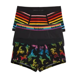 Boy Shorts 3-Pack - Rainbow Phoenix