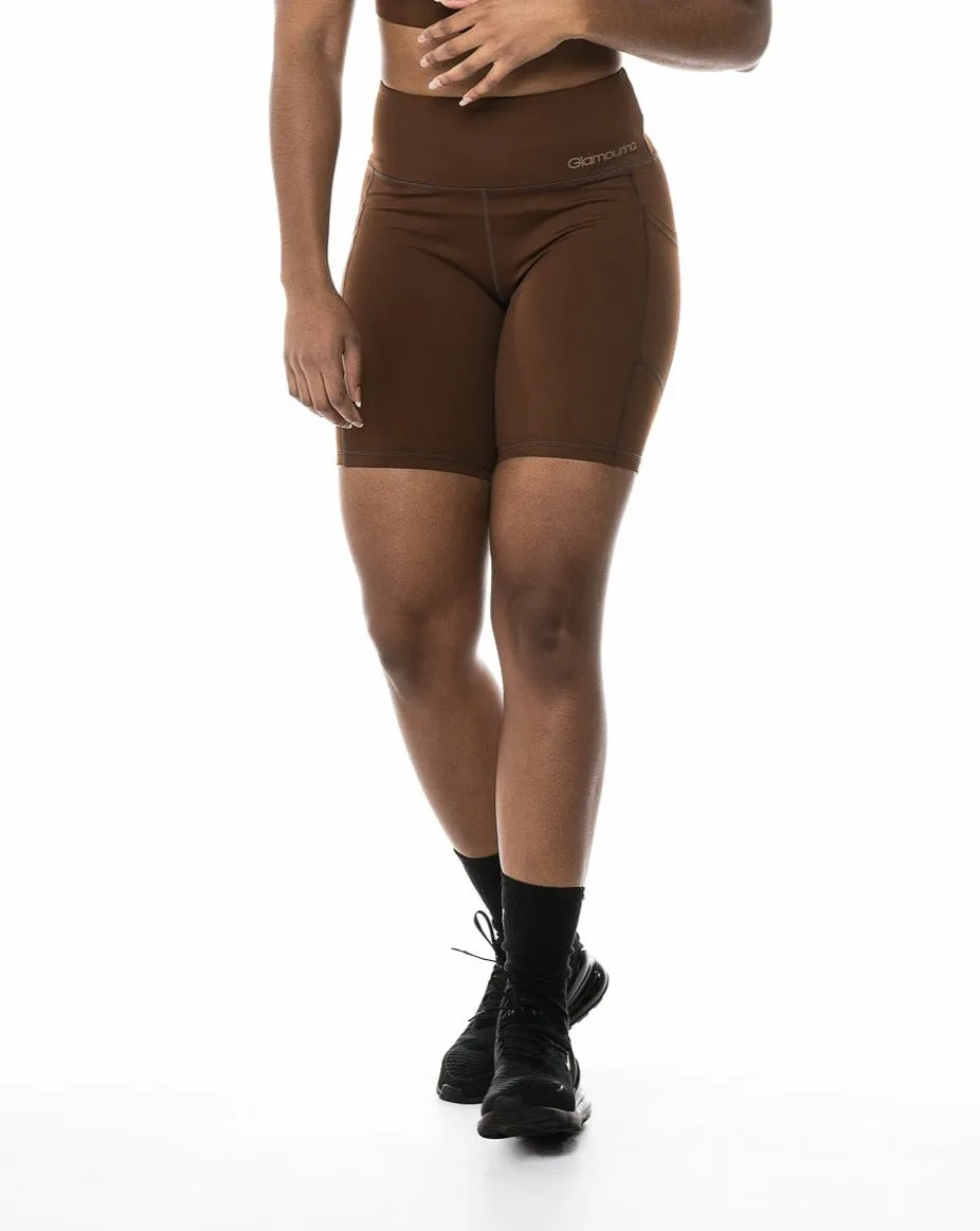 Brown Sugar Biker Shorts