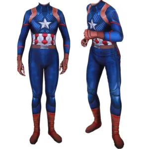 CAPTAIN AMERICA Jumpsuit Costume for Men