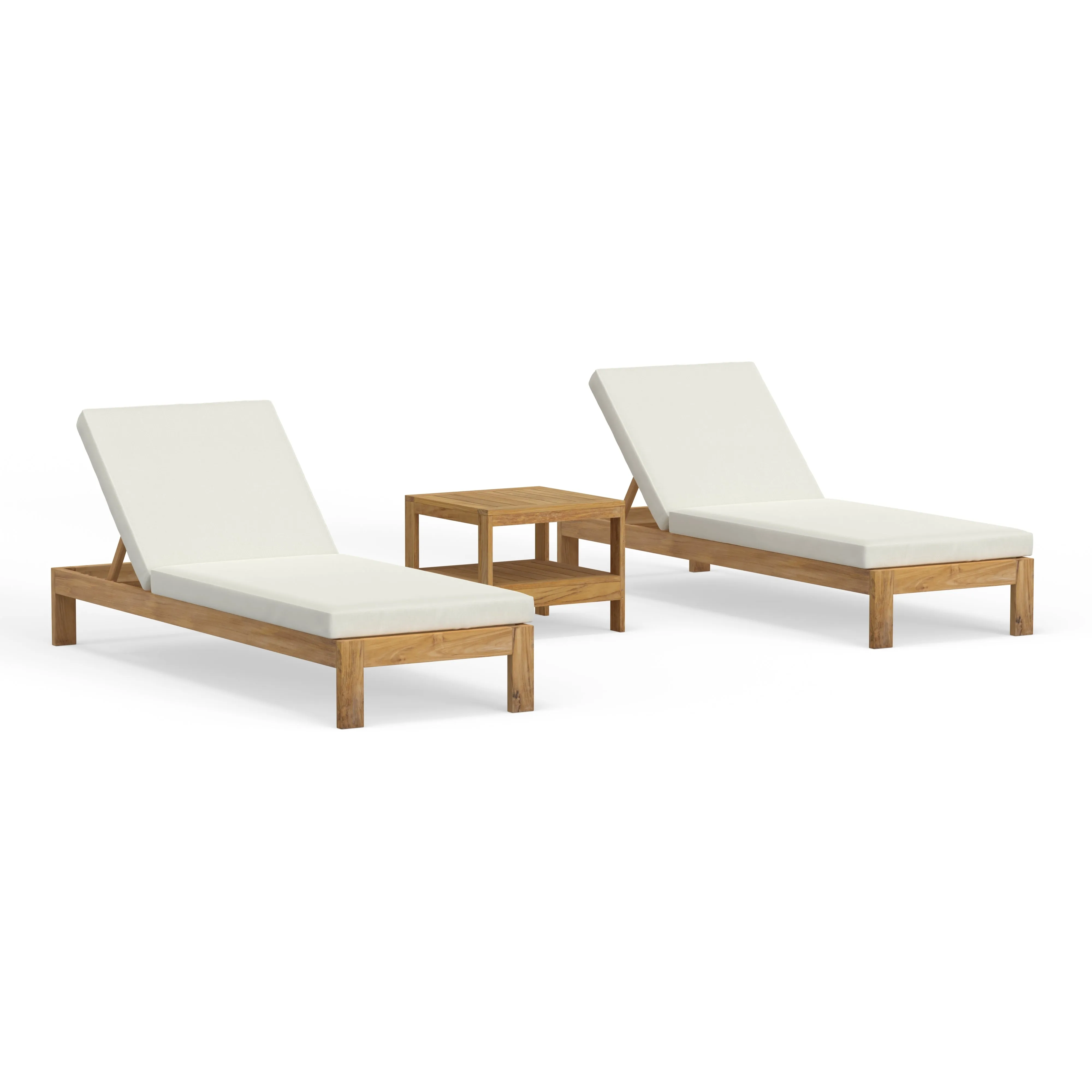 Charleston 3-Piece Chaise Lounge Set