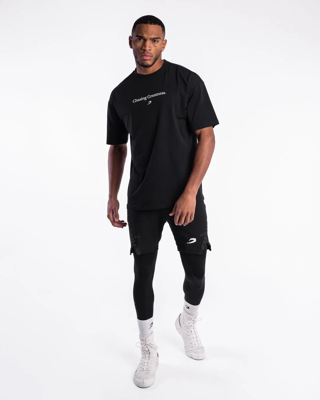 Chasing Greatness Oversized T-Shirt - Black