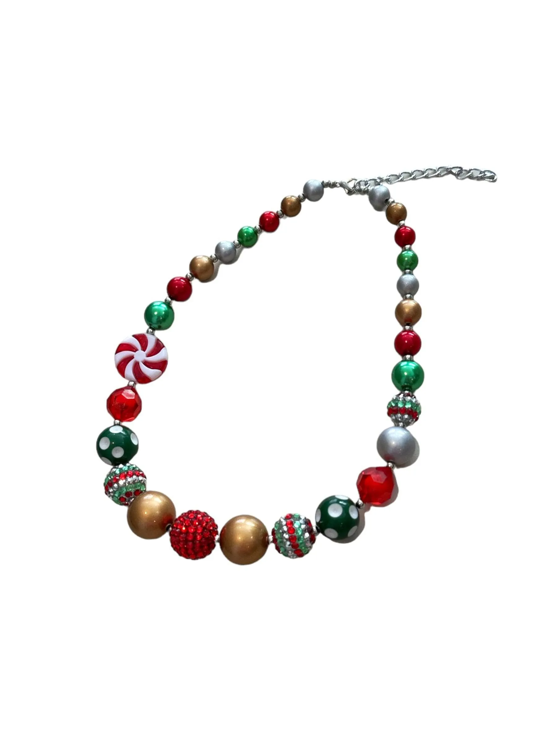 Christmas Beaded Necklace