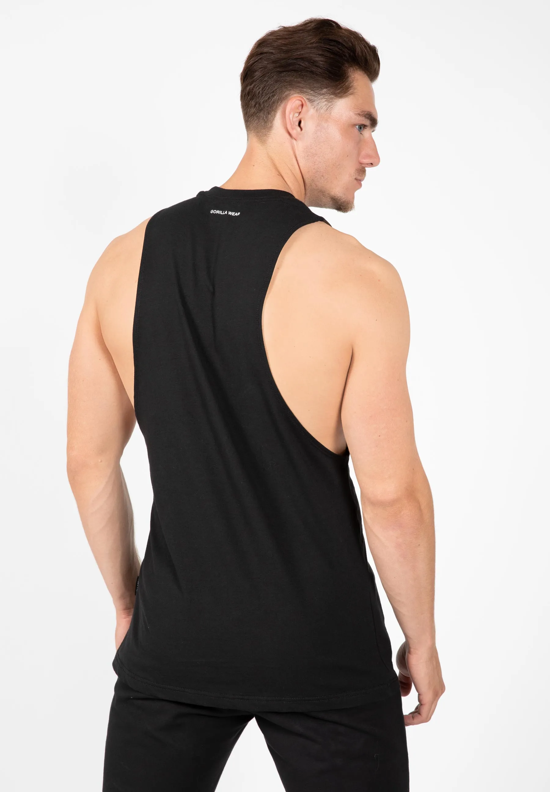 Cisco Drop Armhole Tank Top - Black/White