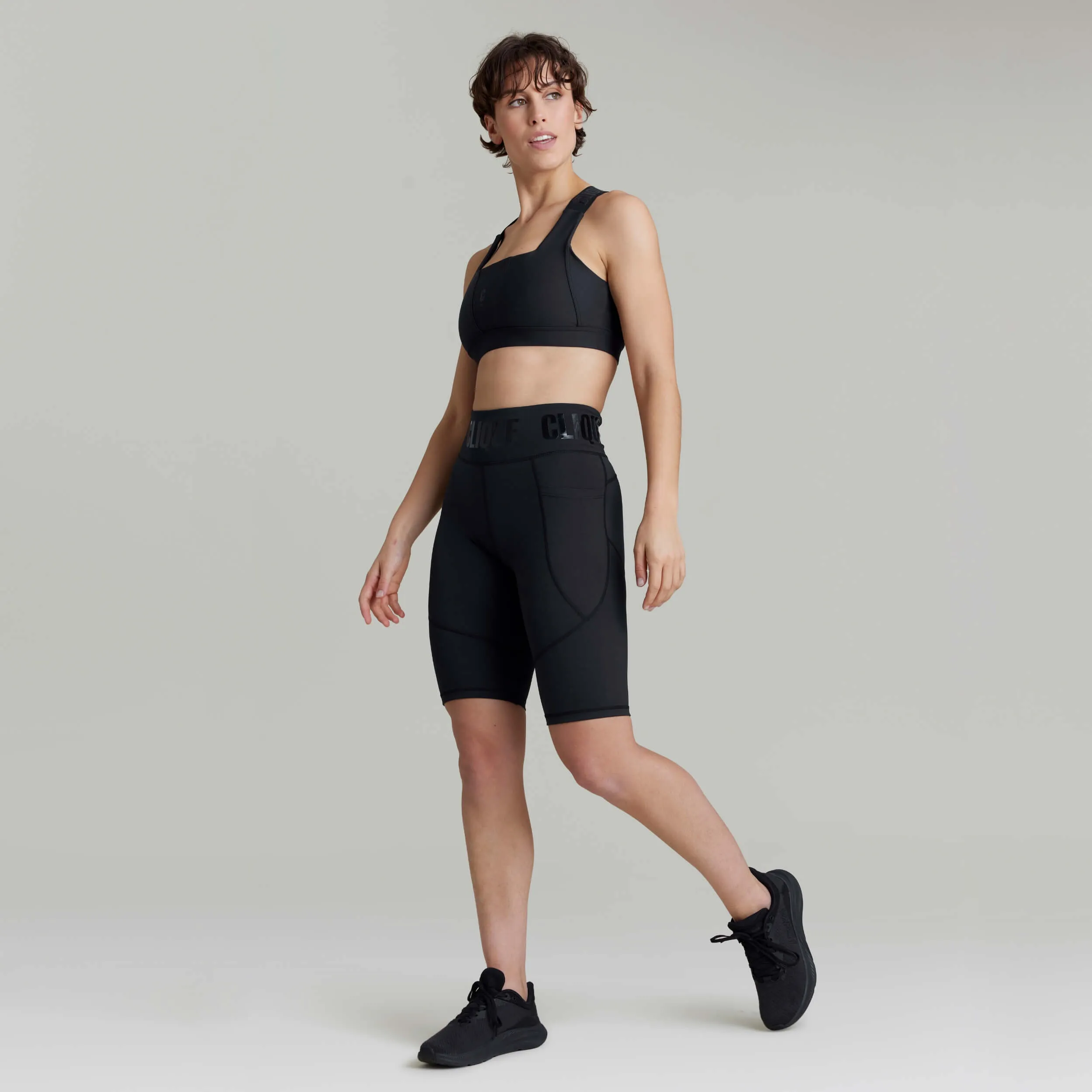 CLQ Power Biker Short - Stealth