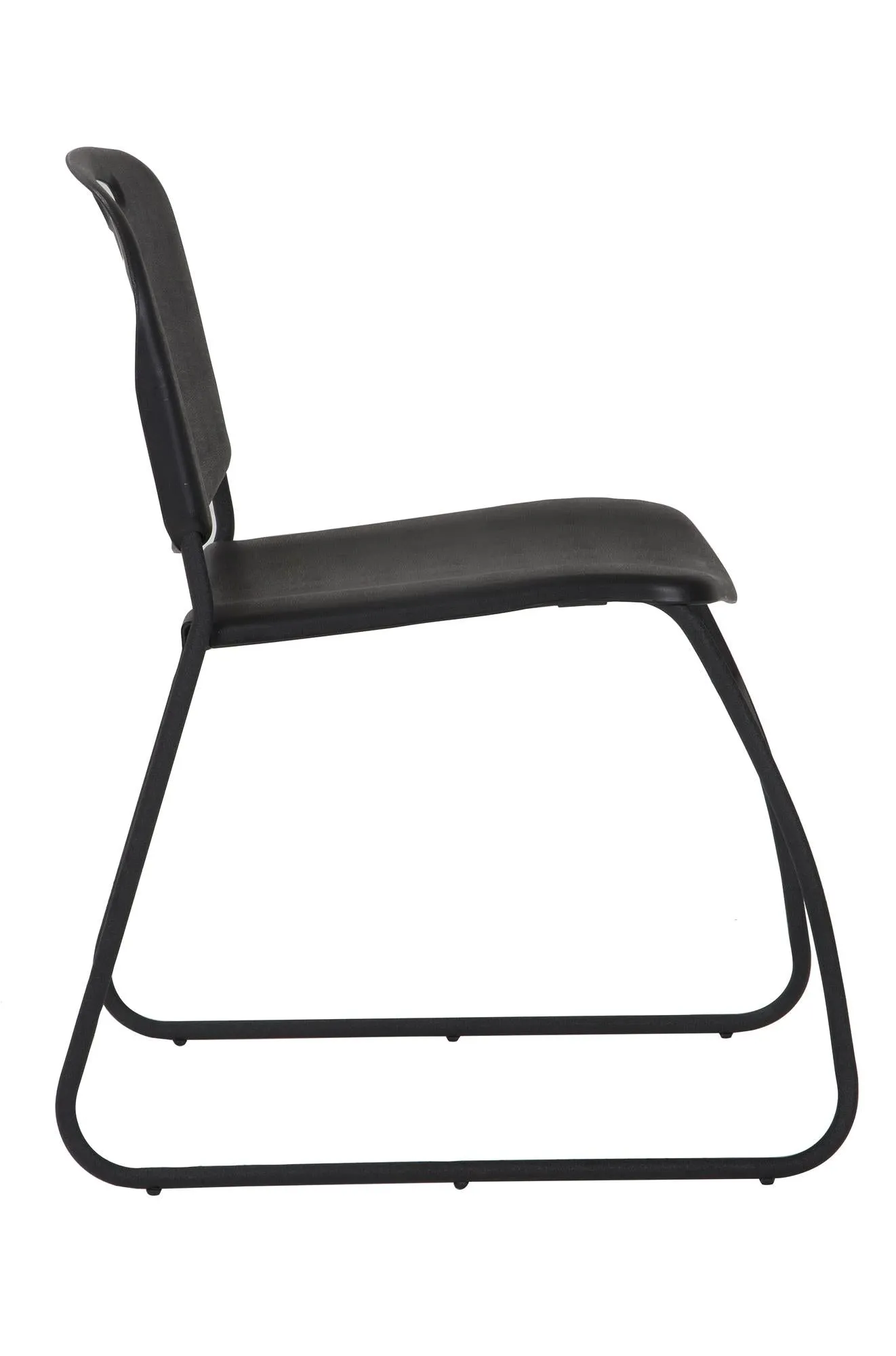 Commercial Contoured Resin Back Stacking Chair