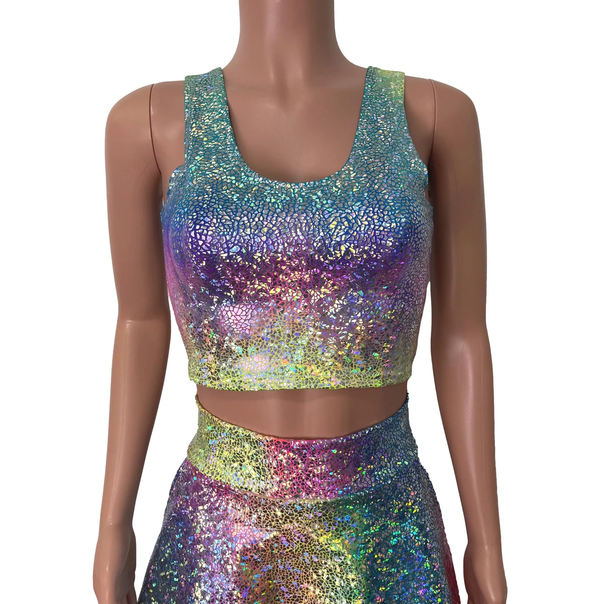 Crop Tank Top - Rainbow Avatar