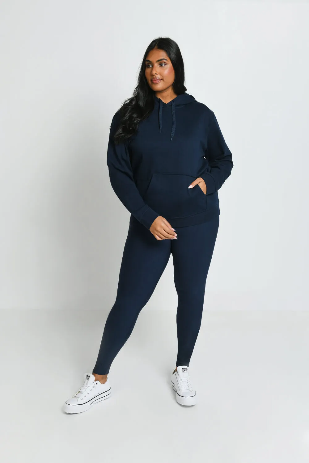 Curve Everyday Pullover Hoodie - Navy Blue