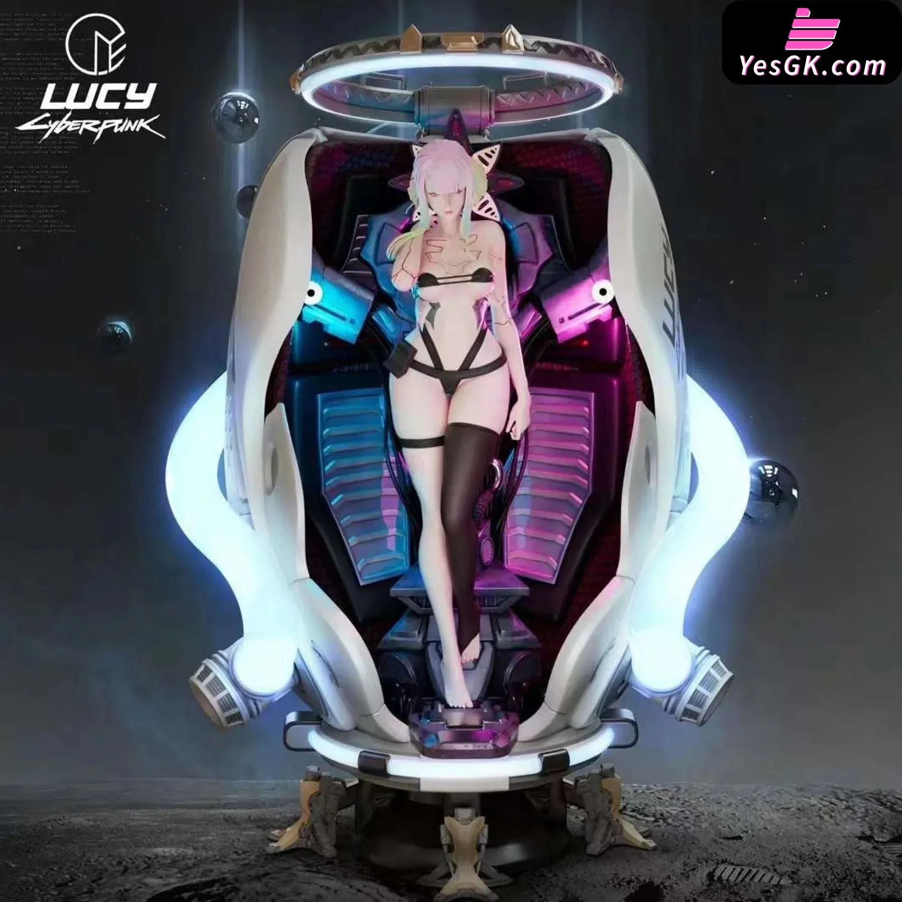 Cyberpunk Edgerunners Lucy Resin Statue - YEER TOYS Studio [Pre-Order Closed]