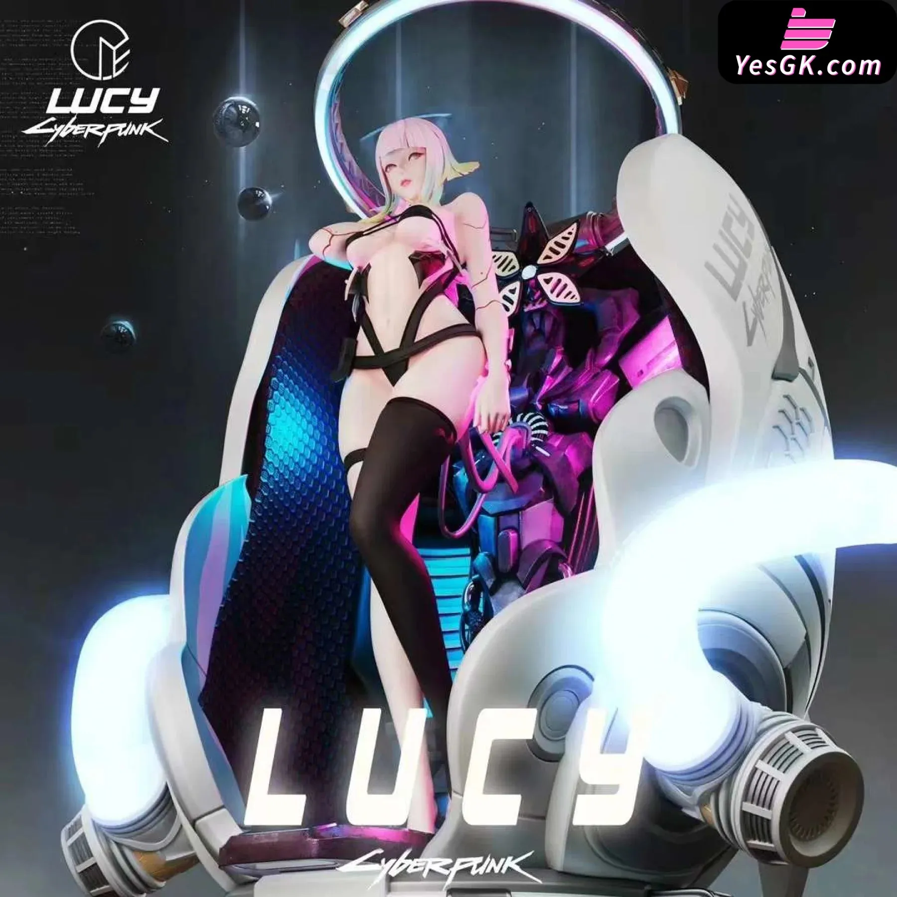 Cyberpunk Edgerunners Lucy Resin Statue - YEER TOYS Studio [Pre-Order Closed]