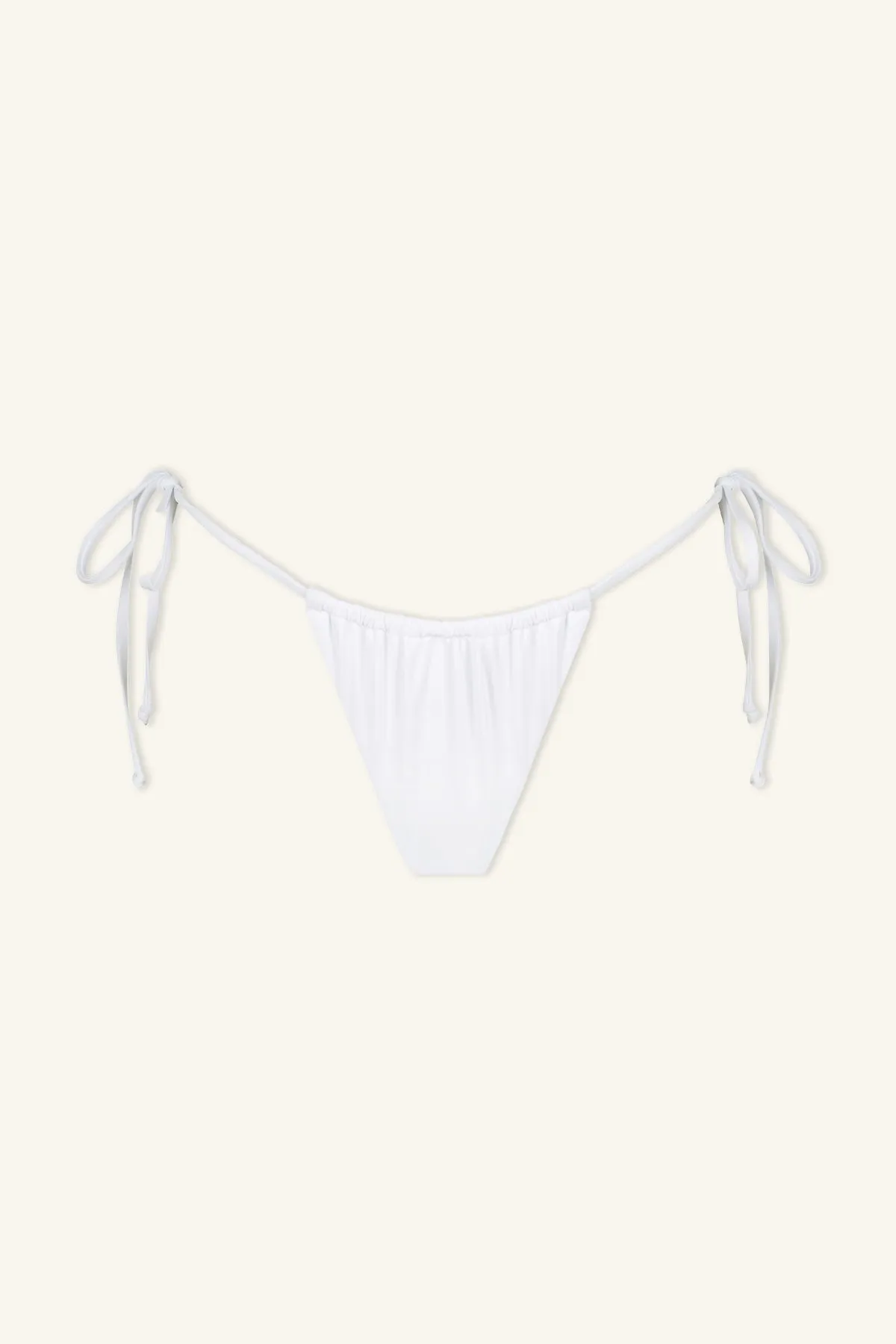 DAIQUIRI TIE STRING BIKINI BOTTOM - COCONUT