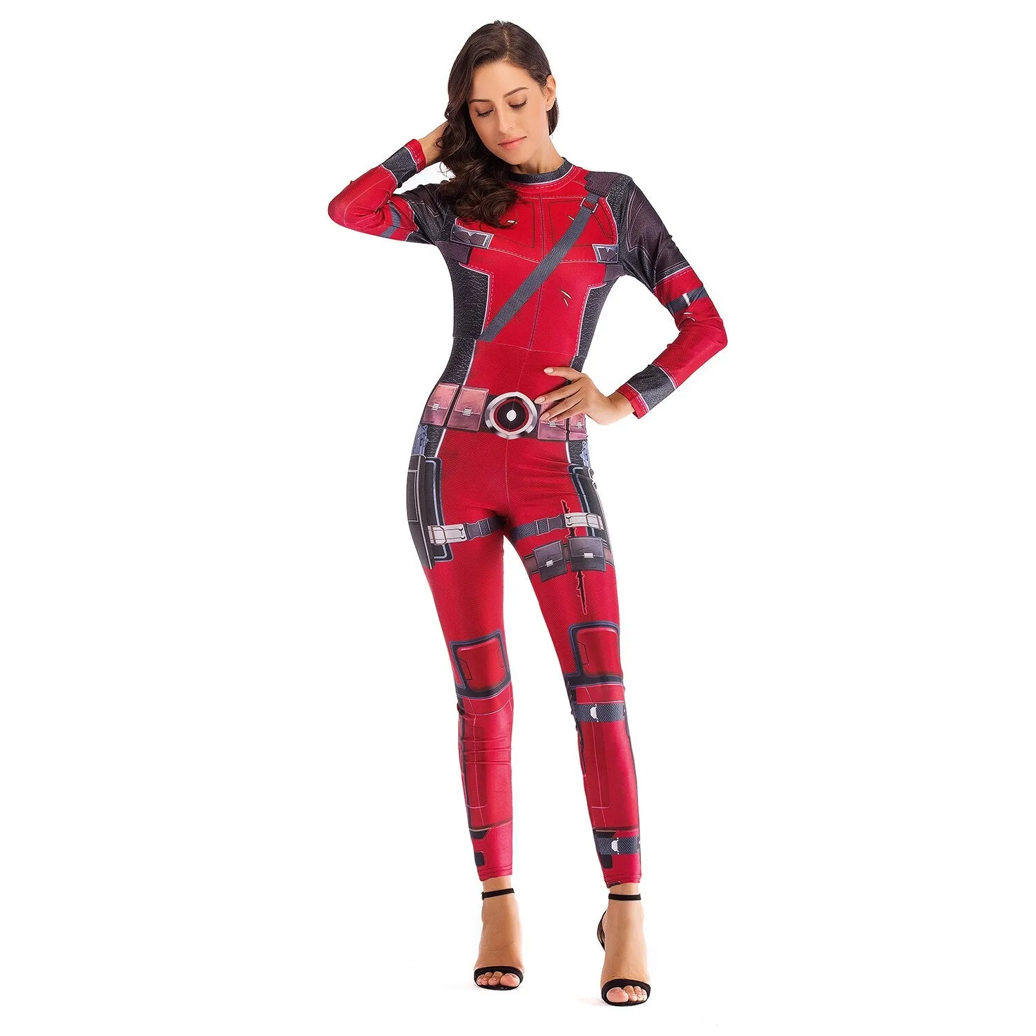 DEADPOOL Jumpsuit Costume for Women