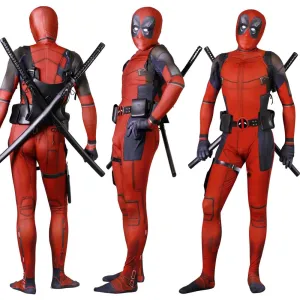 DEADPOOL Wade Wilson Jumpsuit Costume for Men