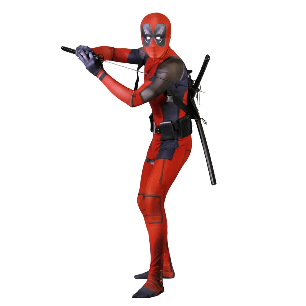 DEADPOOL Wade Wilson Jumpsuit Costume for Men