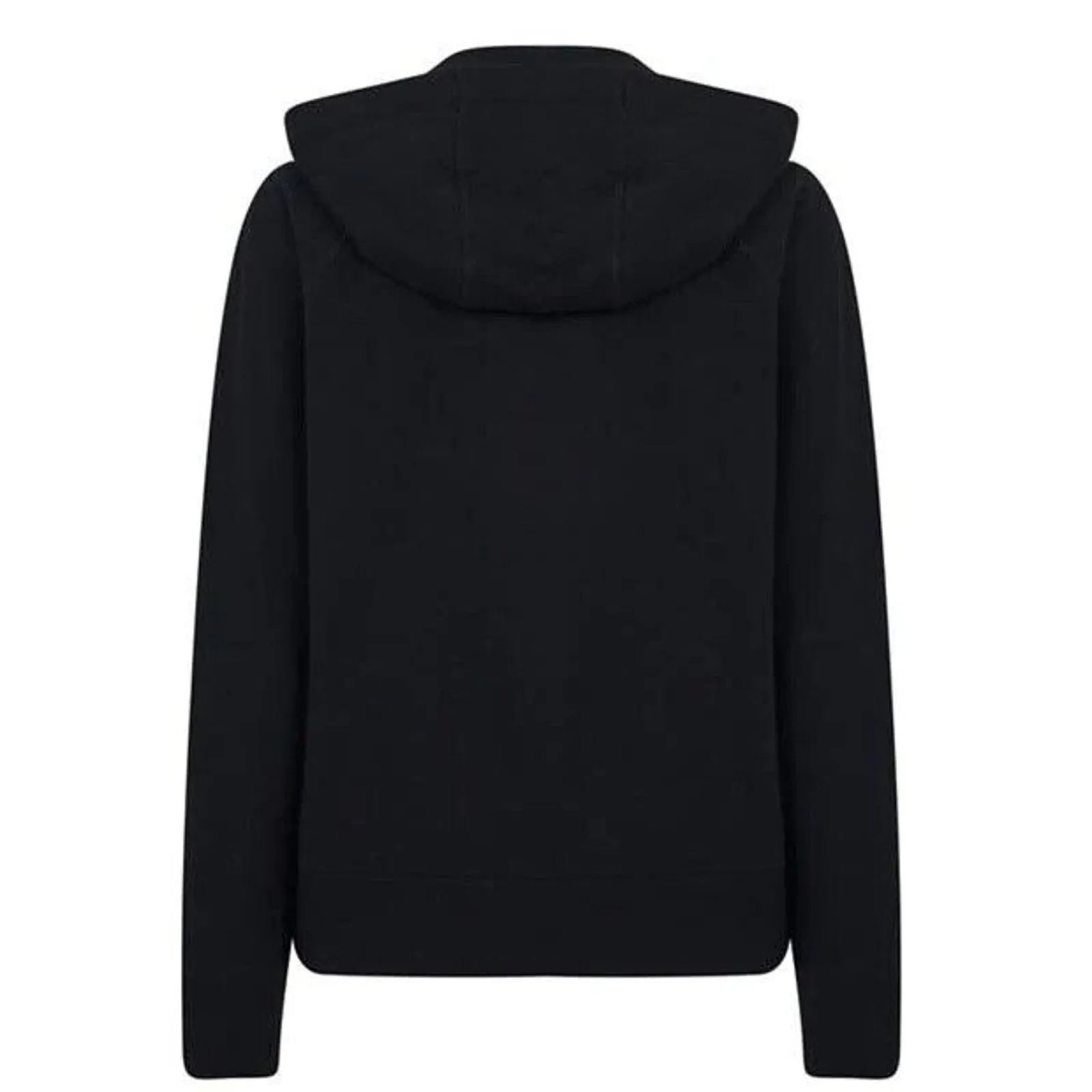 DKNY Sport Women's Logo Hooded Cotton Sweatshirt Black NWT, $69