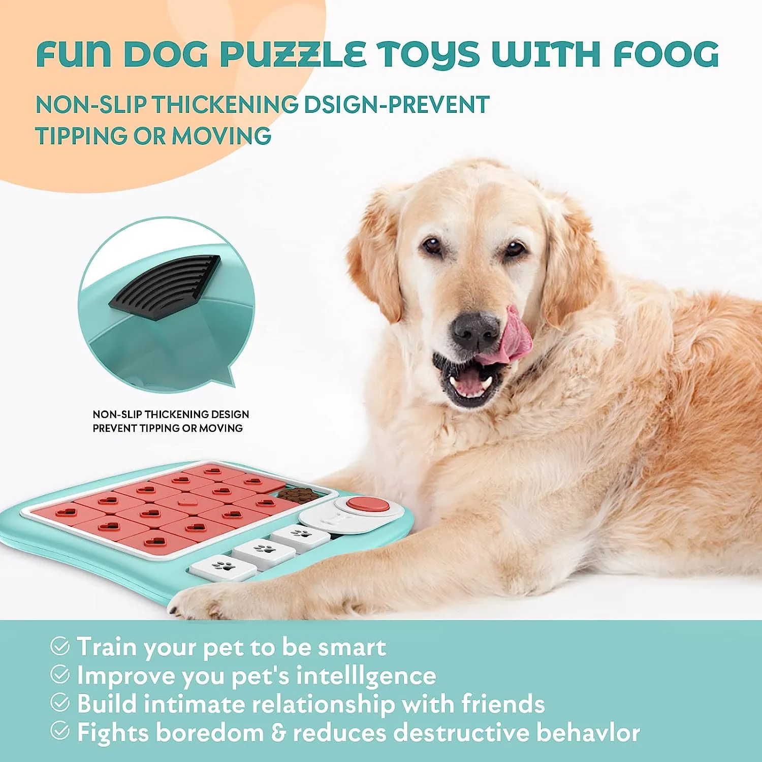 Dog Puzzle Toy (Squares)