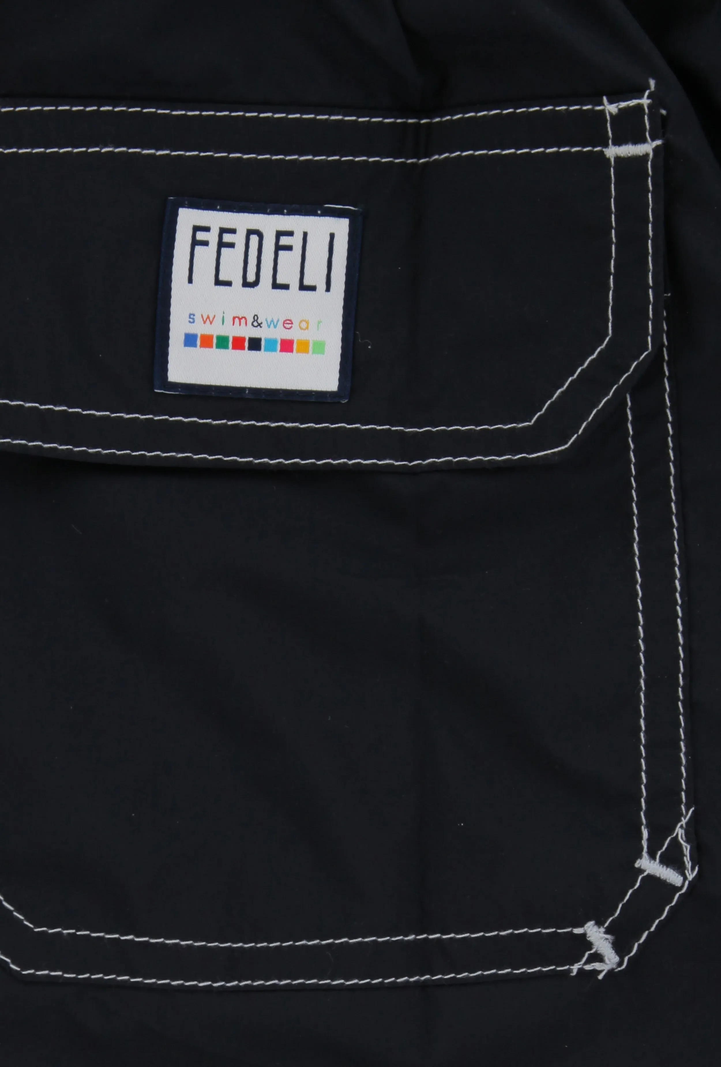 Fedeli Midnight Navy Blue Swim Shorts