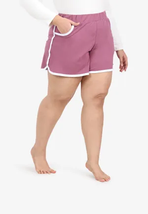 Fonda Plus Size Retro Shorts - Yam