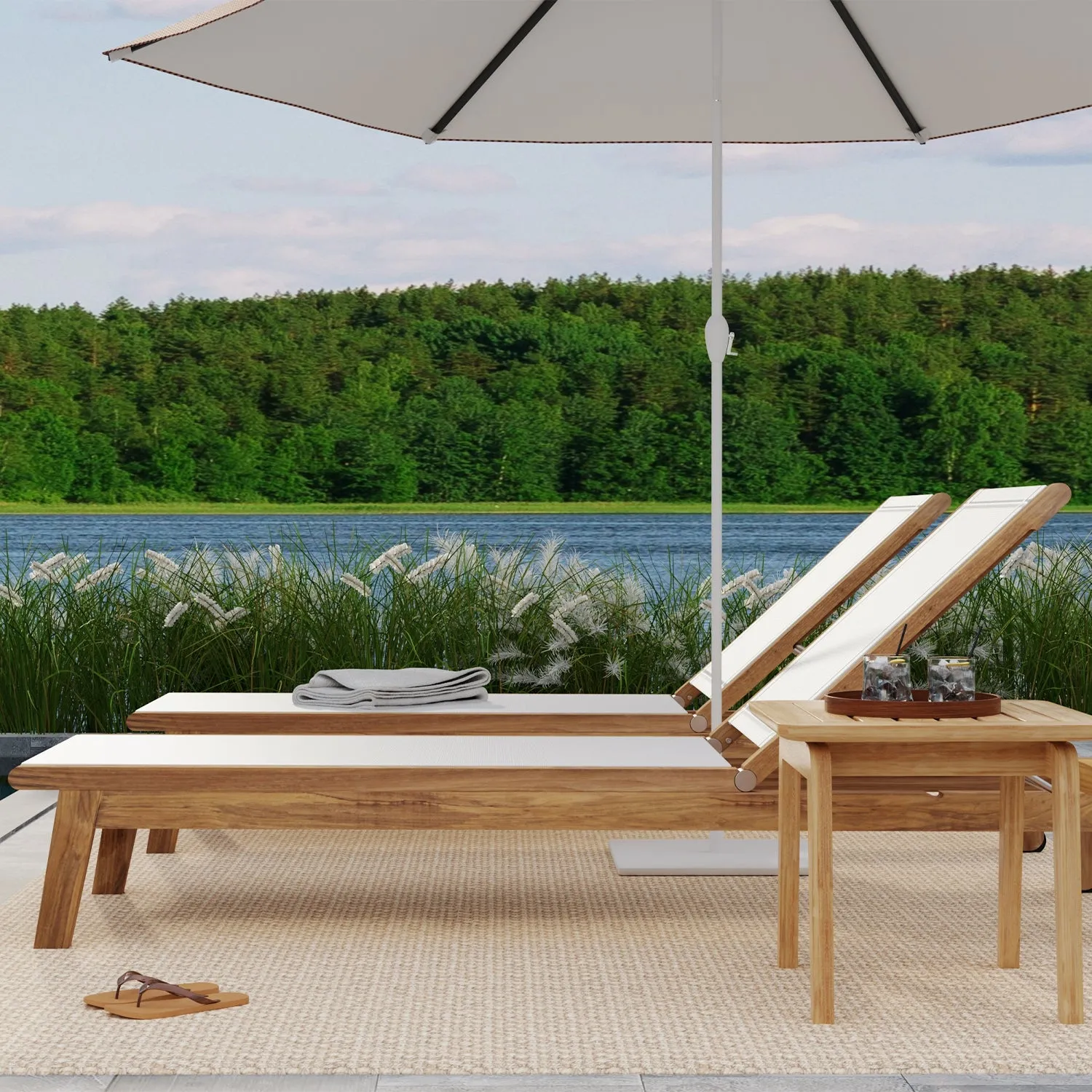 Freeport Outdoor Chaise Lounge