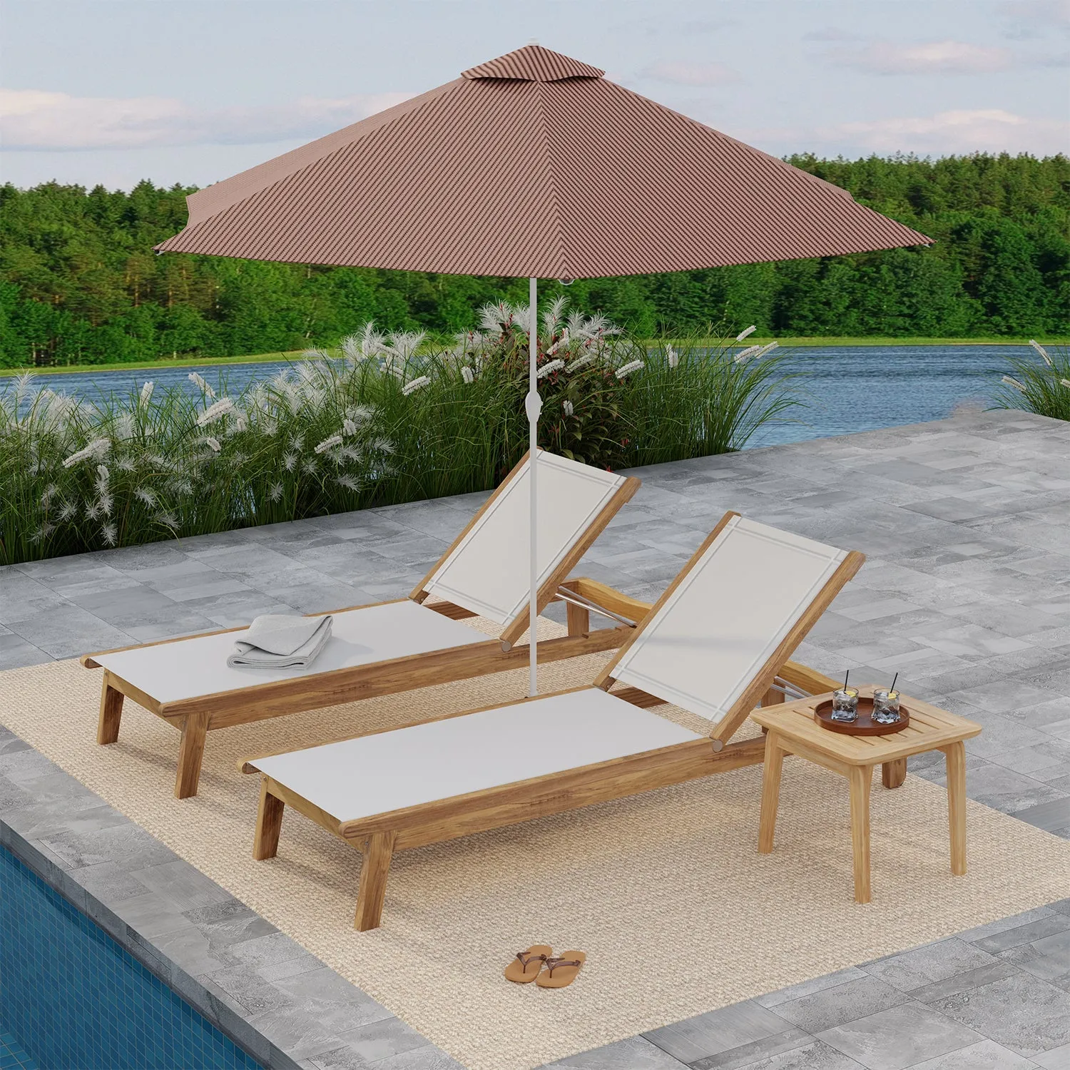 Freeport Outdoor Chaise Lounge