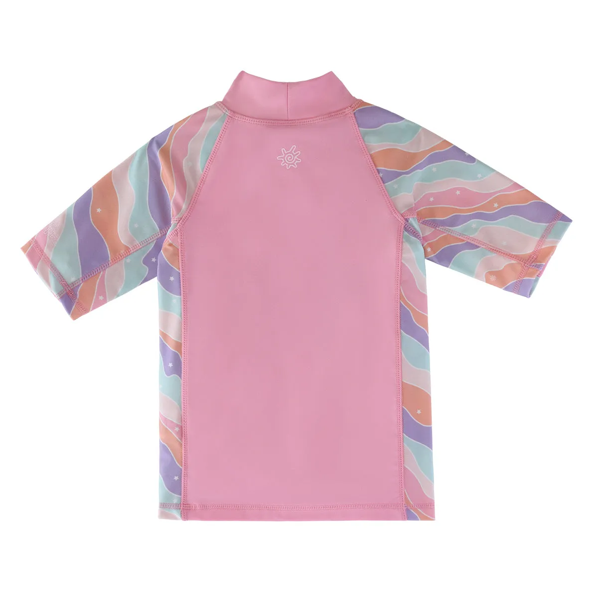 Girl's Short Sleeve Sunny Swim Shirt