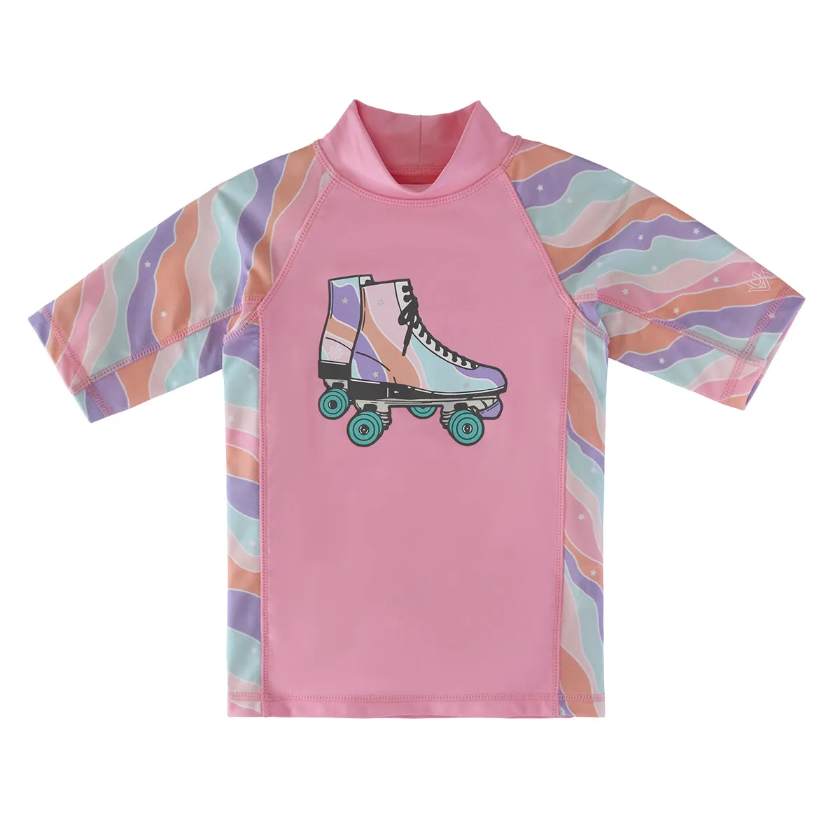 Girl's Short Sleeve Sunny Swim Shirt