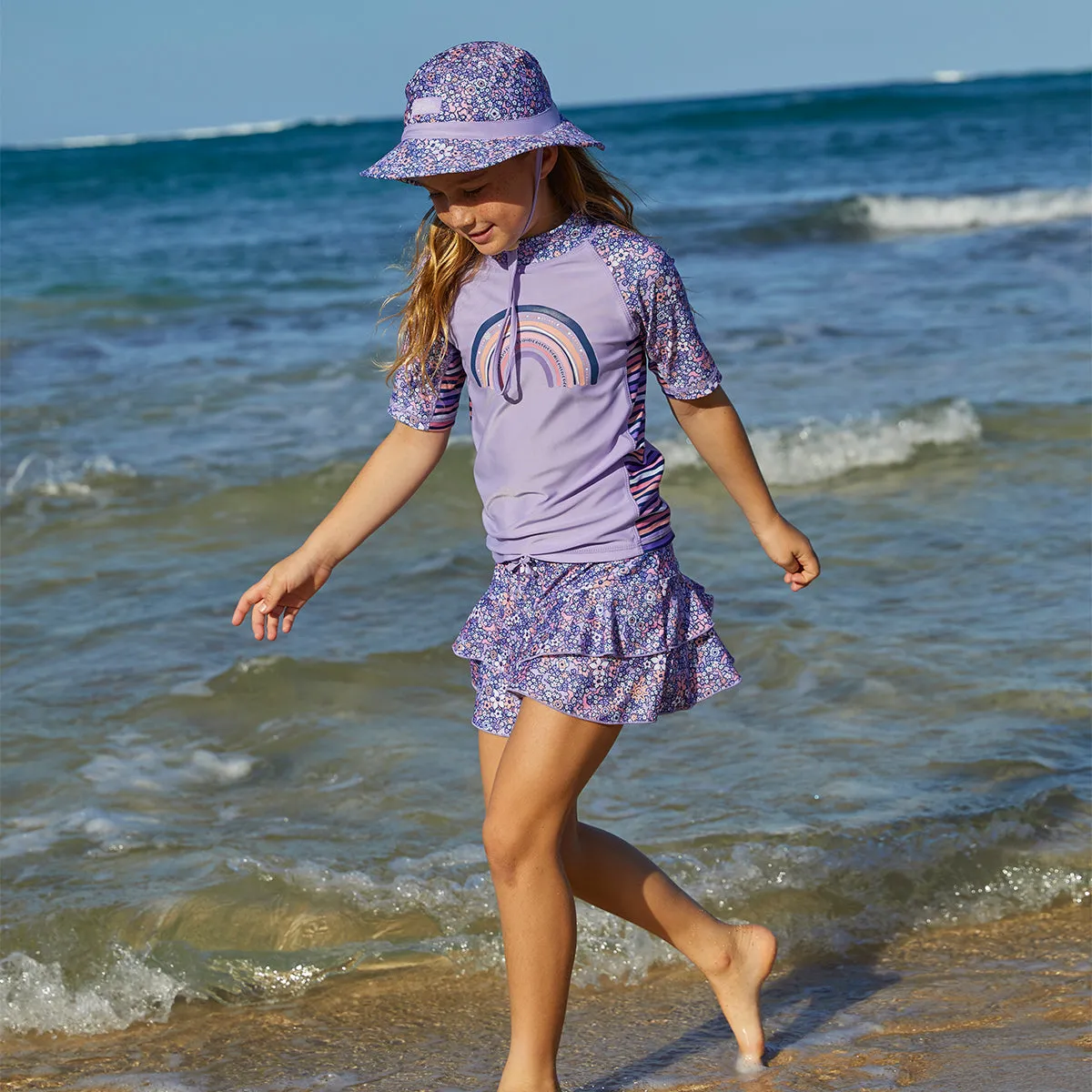 Girl's Sunny Swim Skirt