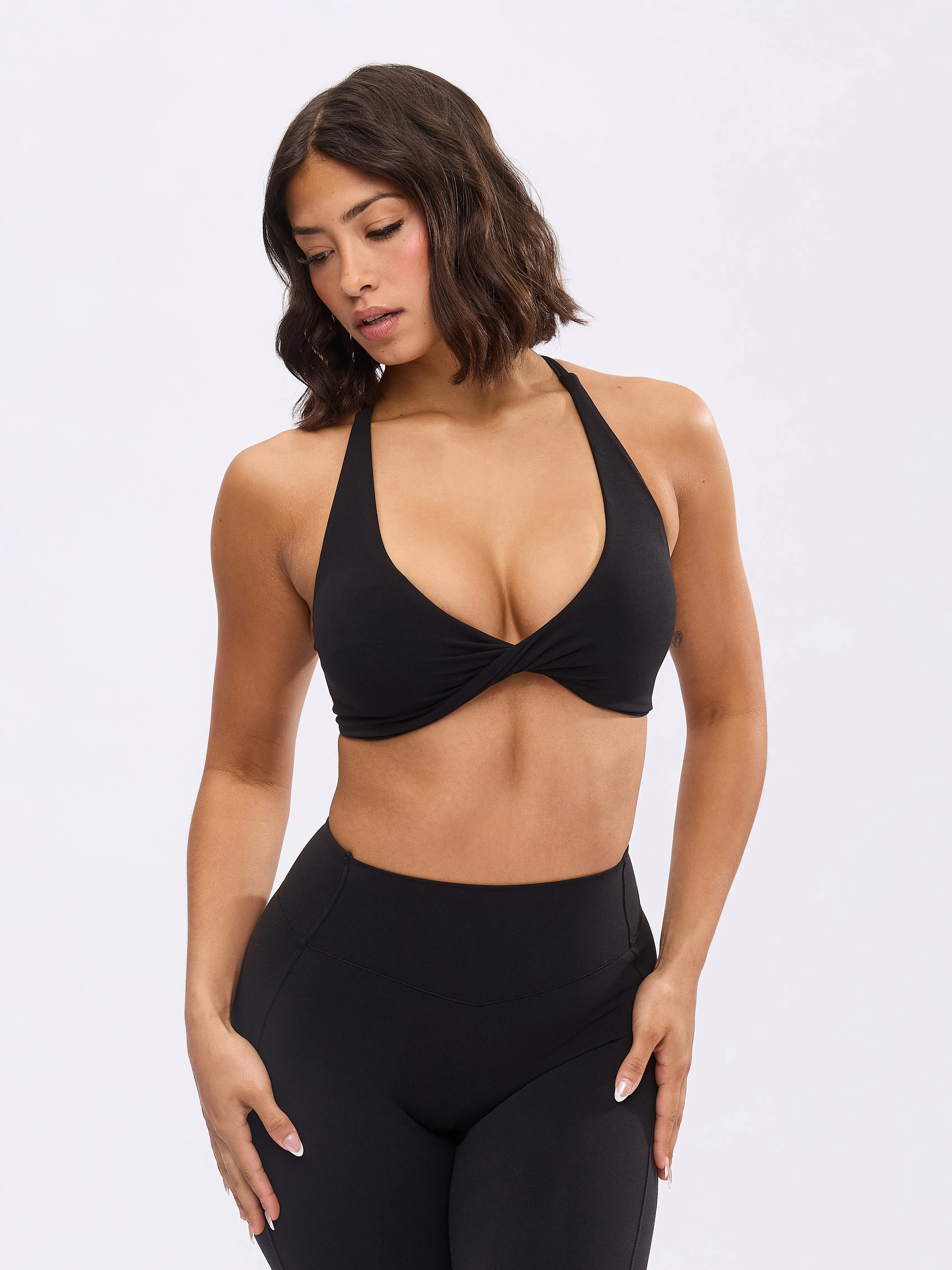 Glow Sports Bra - Onyx Black